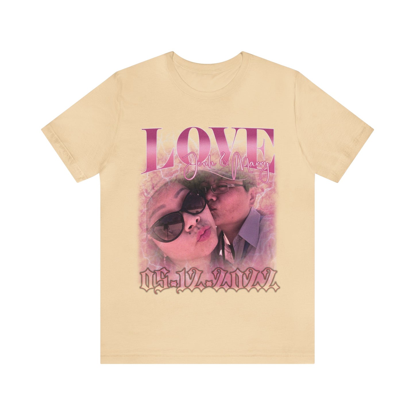 Custom 90s Vintage Bootleg Tee for couple, Custom shirt for couple, Custom bootleg tee photo shirt for lover, couple shirt for lover, T1330