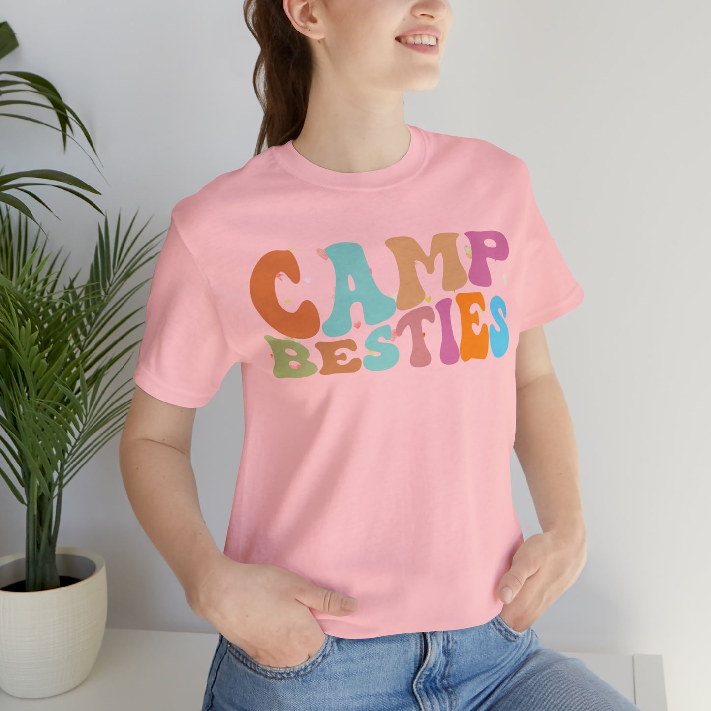 Best Friend Shirt, Gift for Best Friend, Camp Besties Shirt, BFF Shirt, Matching Besties Shirt, Retro Friend Shirt, T482