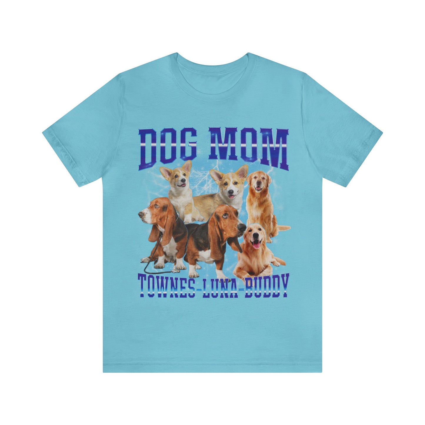 Custom Retro Dog Bootleg Shirt, Dog Mom Shirt, Dog Bootleg Retro 90's Tee, Custom Pet Photo, Custom Pet Portrait, Pet Lovers Gift, T1428