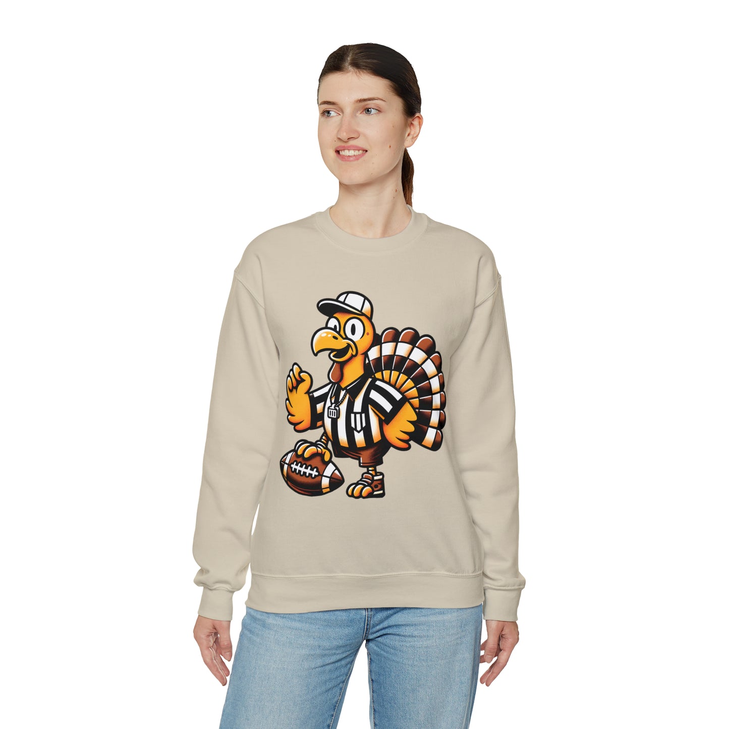 Turkey and Touchdowns Sweatshirt, Thanksgiving Football Sweatshirt, Turkey Football Sweatshirt, Football Shirt, Football Lover, SW859