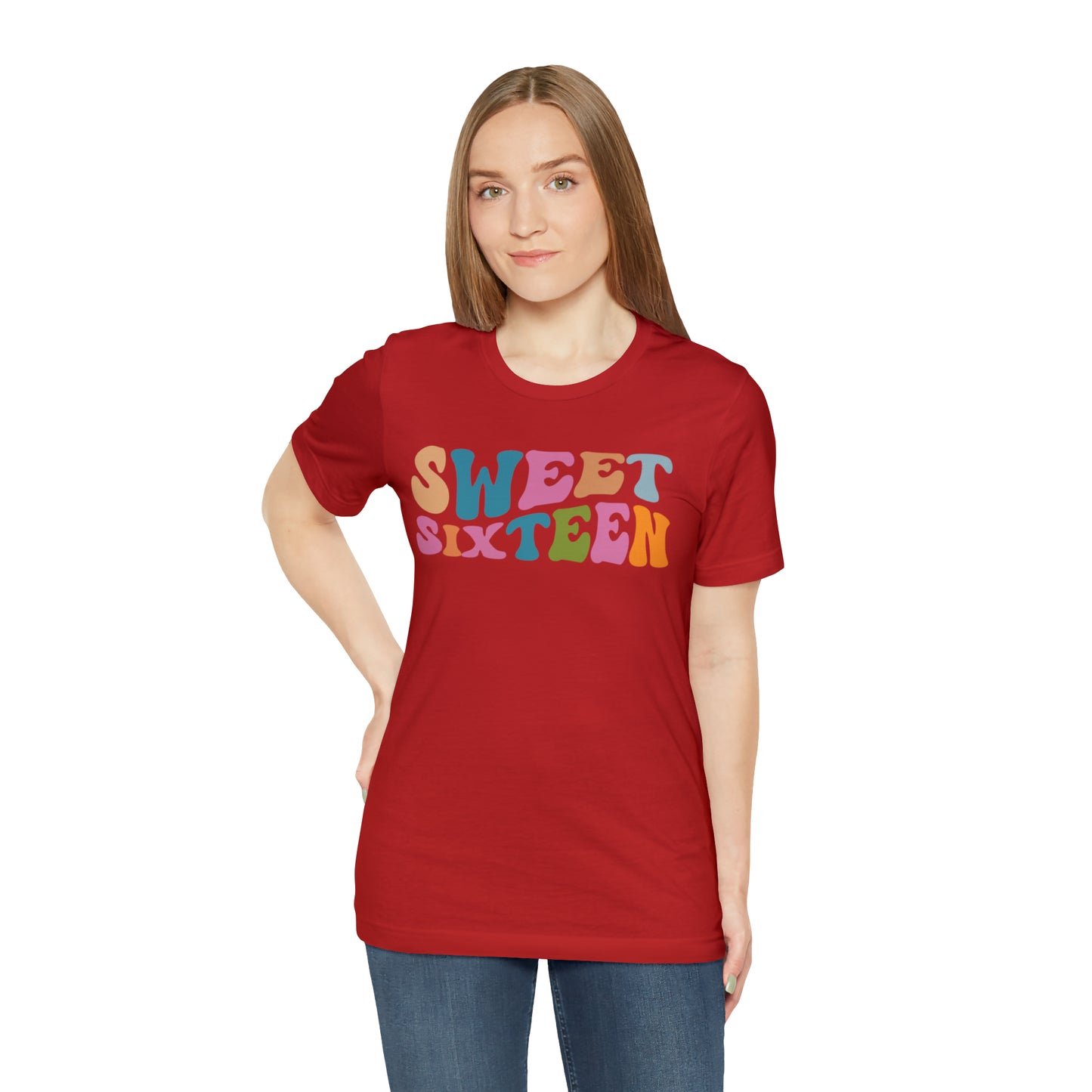 Sixteenth Birthday Gift, Sweet Sixteen Shirt for 16th Birthday Party, Cute Sweet 16 Gift for 16th Birthday TShirt for Daughter, T476