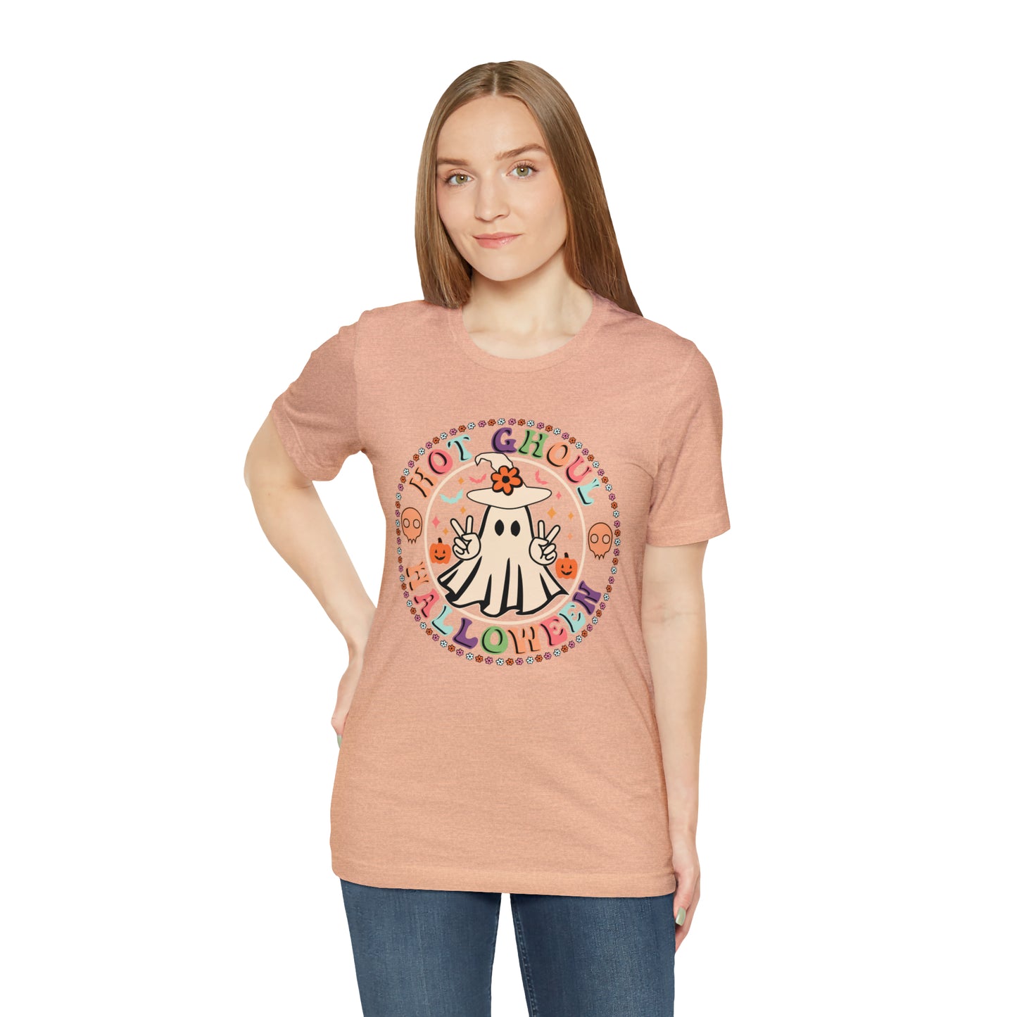 Lets Go Ghouls Shirt, Spooky Season Tee, Retro Halloween Cowgirl Shirt, Cowgirl Halloween Shirt, Vintage Ghost Shirt, T765