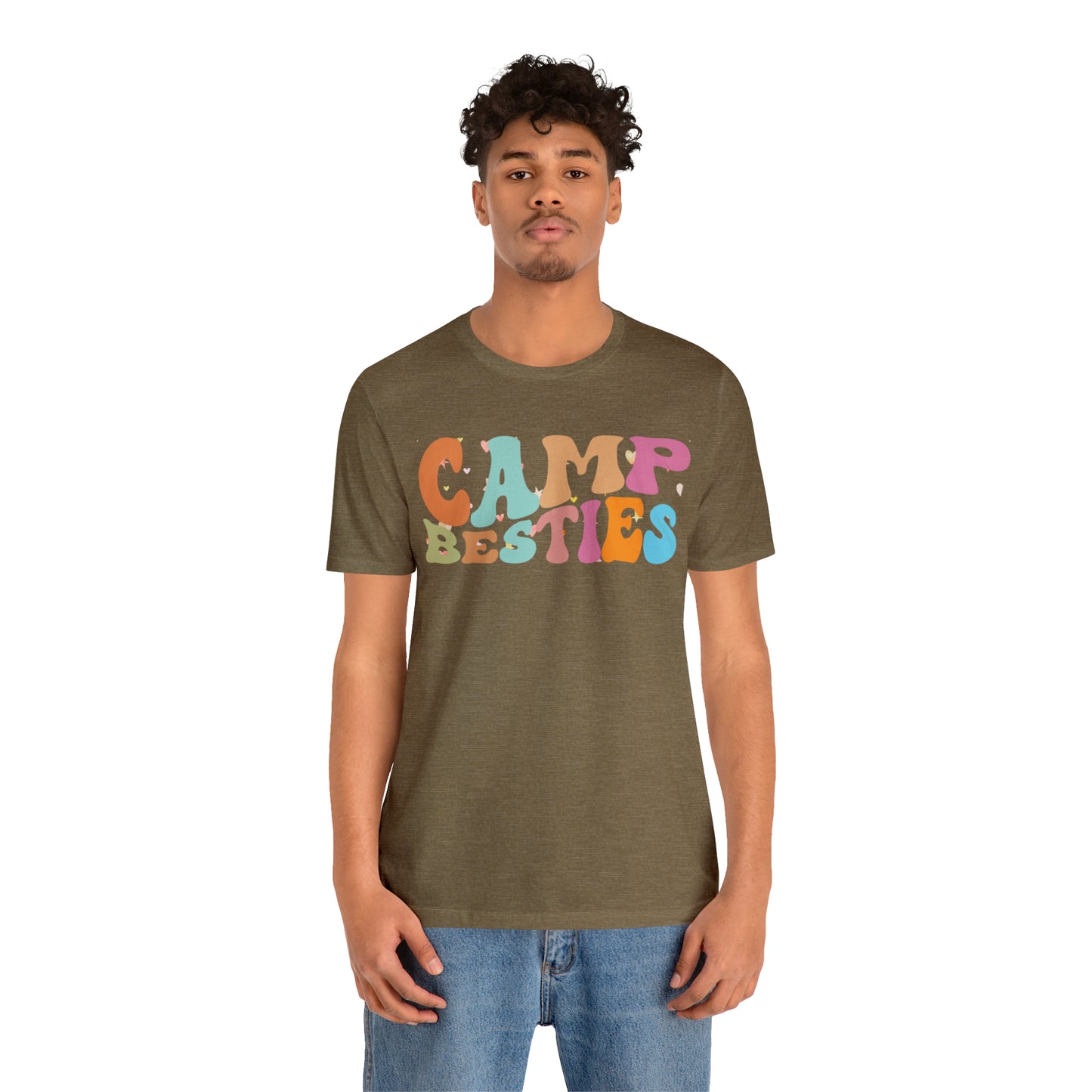 Best Friend Shirt, Gift for Best Friend, Camp Besties Shirt, BFF Shirt, Matching Besties Shirt, Retro Friend Shirt, T482
