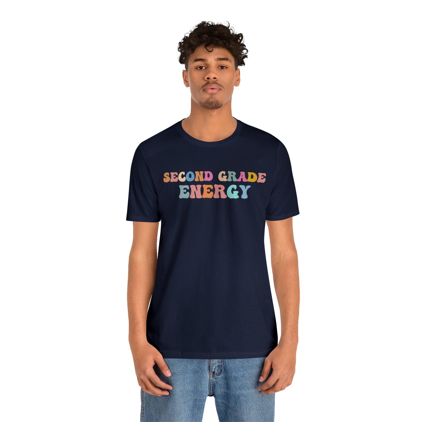 Cute Teacher Shirt, Second Grade Energy Shirt, Shirt for Second Grade, Teacher Appreciation Shirt, Best Teacher Shirt, T494
