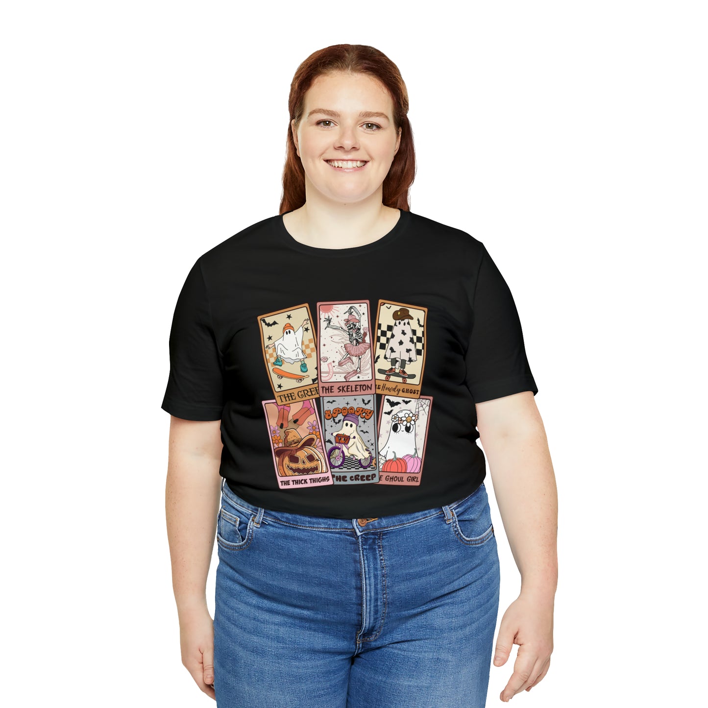The Tarot Card Shirt, Skeleton Tarot Card Shirt, Tarot Card Lover Shirt, Skull Tarot Card Tee, Retro Halloween shirt, T612