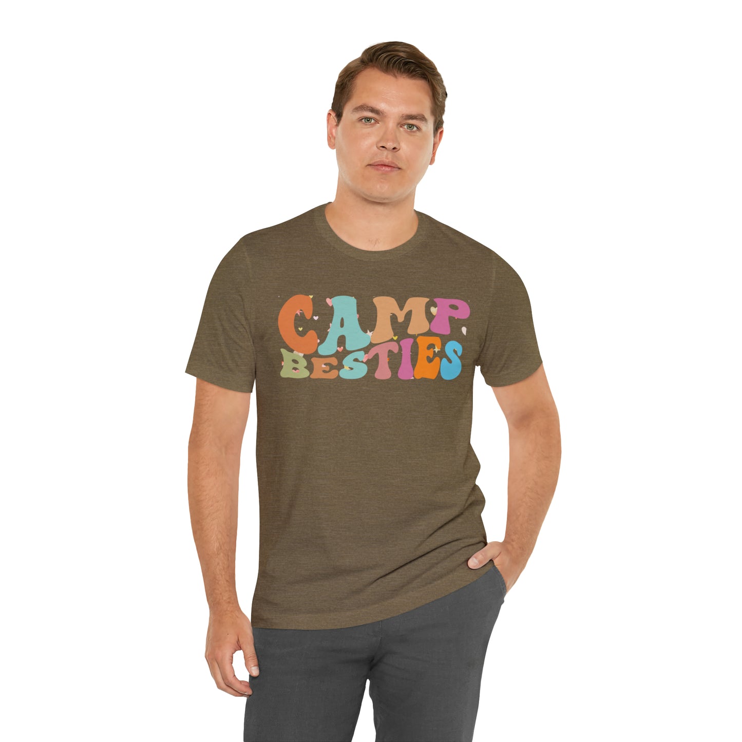 Best Friend Shirt, Gift for Best Friend, Camp Besties Shirt, BFF Shirt, Matching Besties Shirt, Retro Friend Shirt, T482