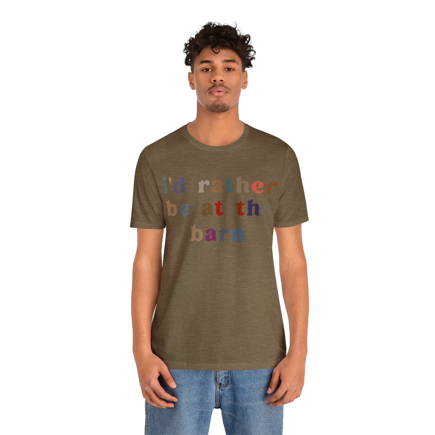 I’d Rather Be On My Barn Shirt, Country Mom Shirt, Farm Life Shirt, Farm Worker Shirt, Shirt for Mom, Horse Lover Shirt, T1201