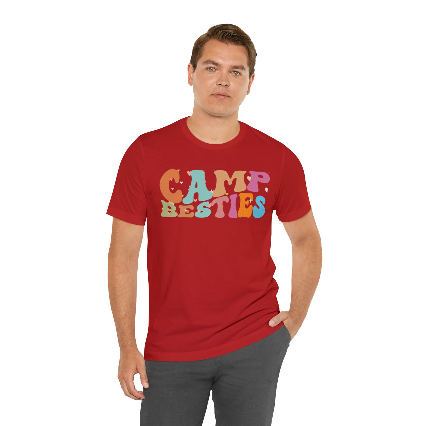 Best Friend Shirt, Gift for Best Friend, Camp Besties Shirt, BFF Shirt, Matching Besties Shirt, Retro Friend Shirt, T482