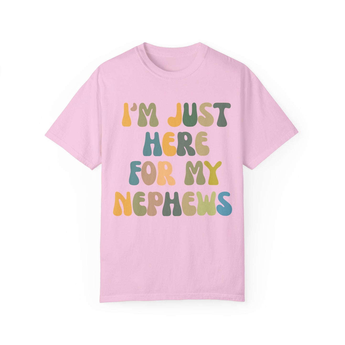 I'm Just Here for My Nephews Shirt, Gift for Cool Aunt, New Auntie Shirt, Best Aunt Shirt, Funny Aunt Shirt, Favorite Aunt Shirt, CC1012