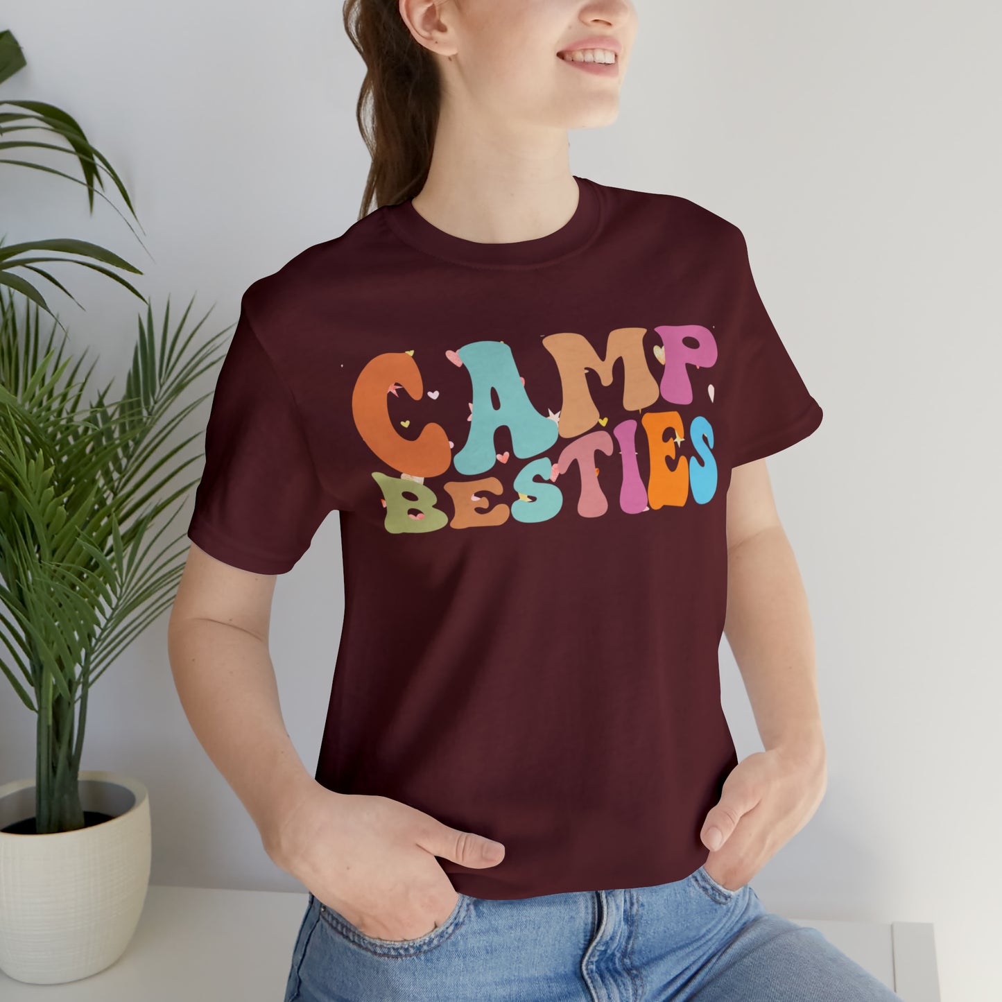 Best Friend Shirt, Gift for Best Friend, Camp Besties Shirt, BFF Shirt, Matching Besties Shirt, Retro Friend Shirt, T482