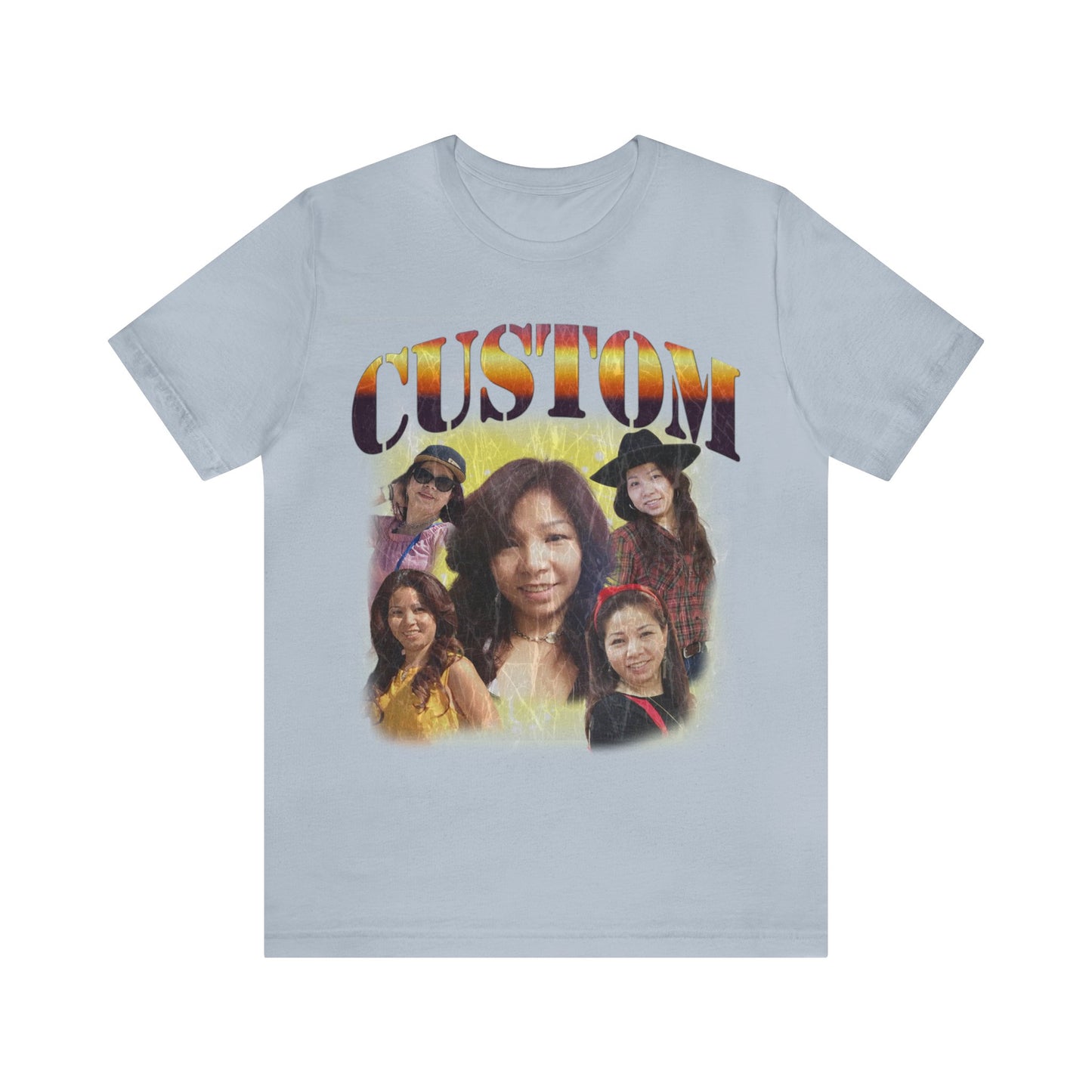 Retro Custom Bootleg Rap Tee, Custom Cat Shirt, Custom Cat Lover Gift, Custom Retro Portrait Shirt, Vintage Funny Bootleg Shirt, T1398