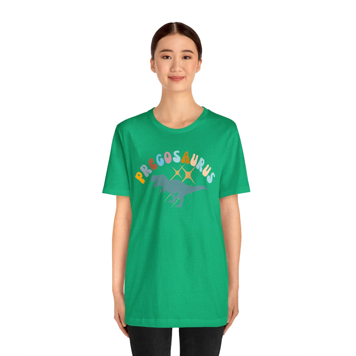 Funny Pregosaurus TShirt for Baby Shower, Funny Gift for Expecting Mom Shirt for Baby Announcement, T274