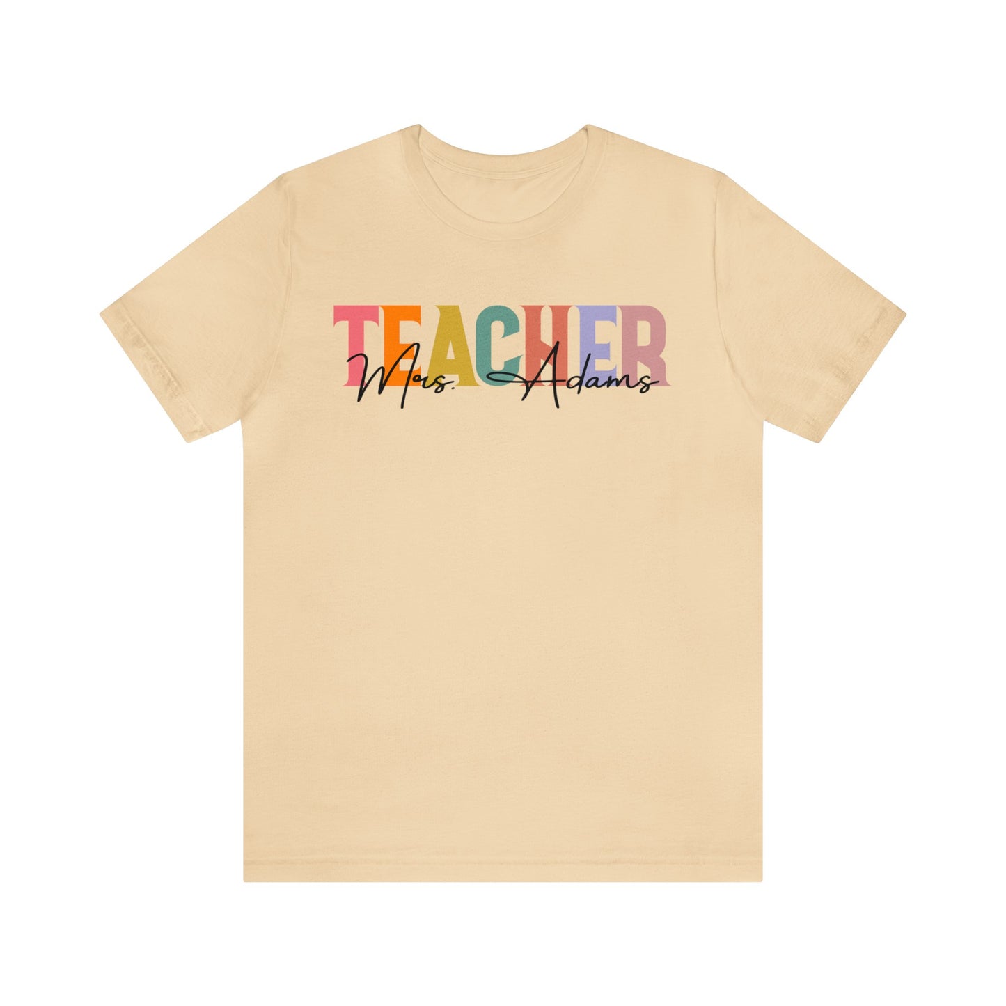 Personalized Teacher Name Shirt, Best Teacher Shirt, Teacher Appreciation Shirt, Teacher's Day Gift, Custom Teacher Shirt, T1493