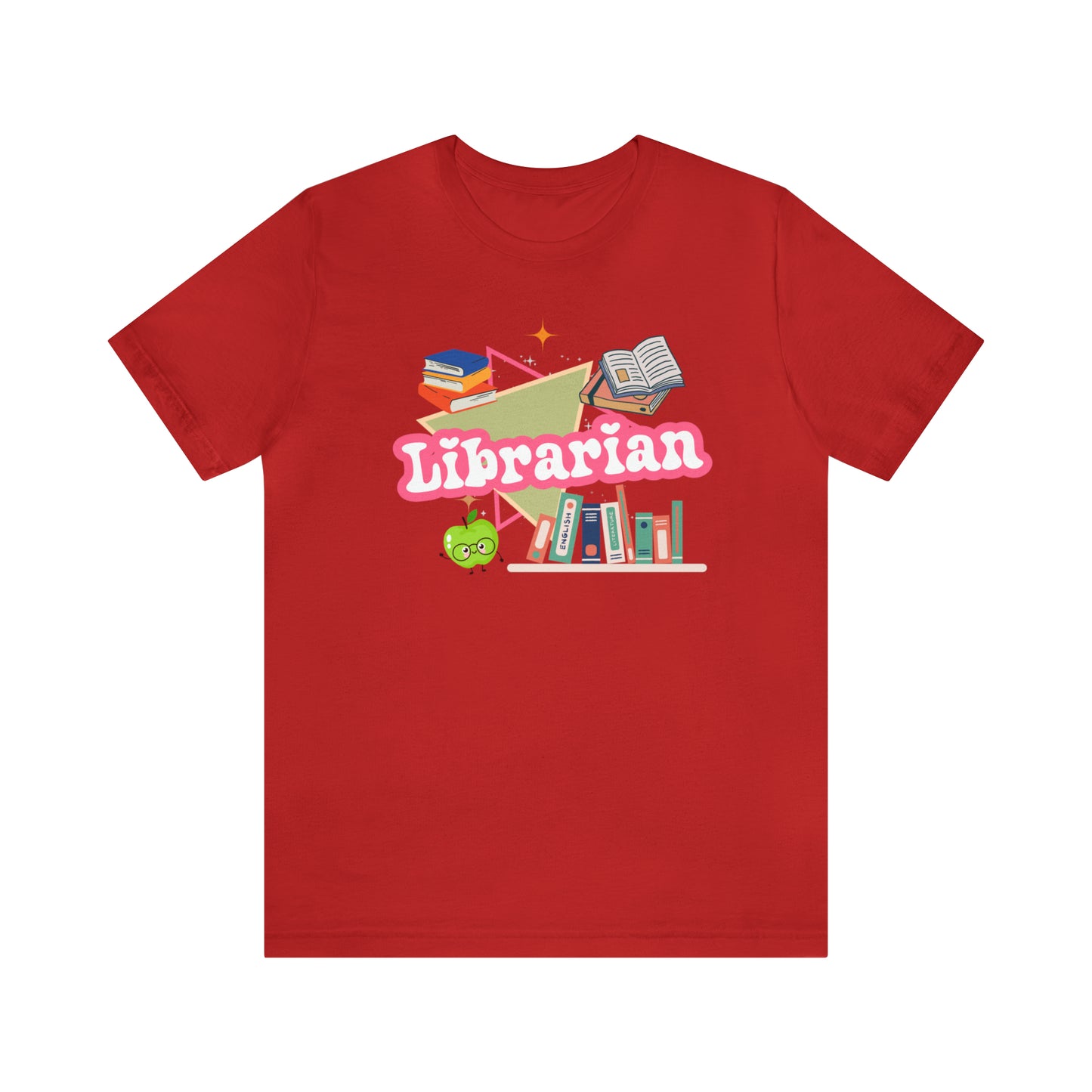 Librarian shirt, 90s shirt, 90s teacher shirt, colorful school secretary shirt, colorful school shirt, T544