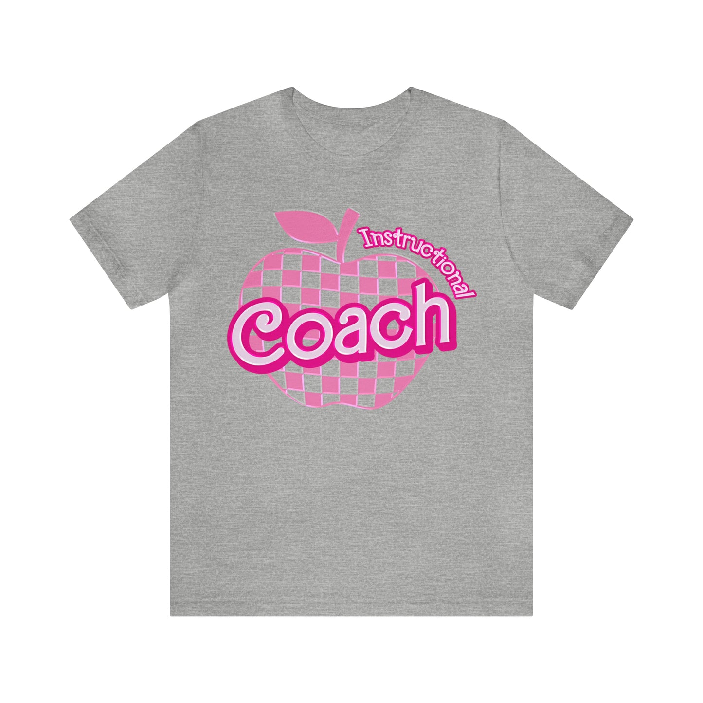 Instructional Coach shirt, Pink Sport Coach Shirt, Colorful Coaching shirt, 90s Cheer Coach shirt, Back To School Shirt, Teacher Gift, T819