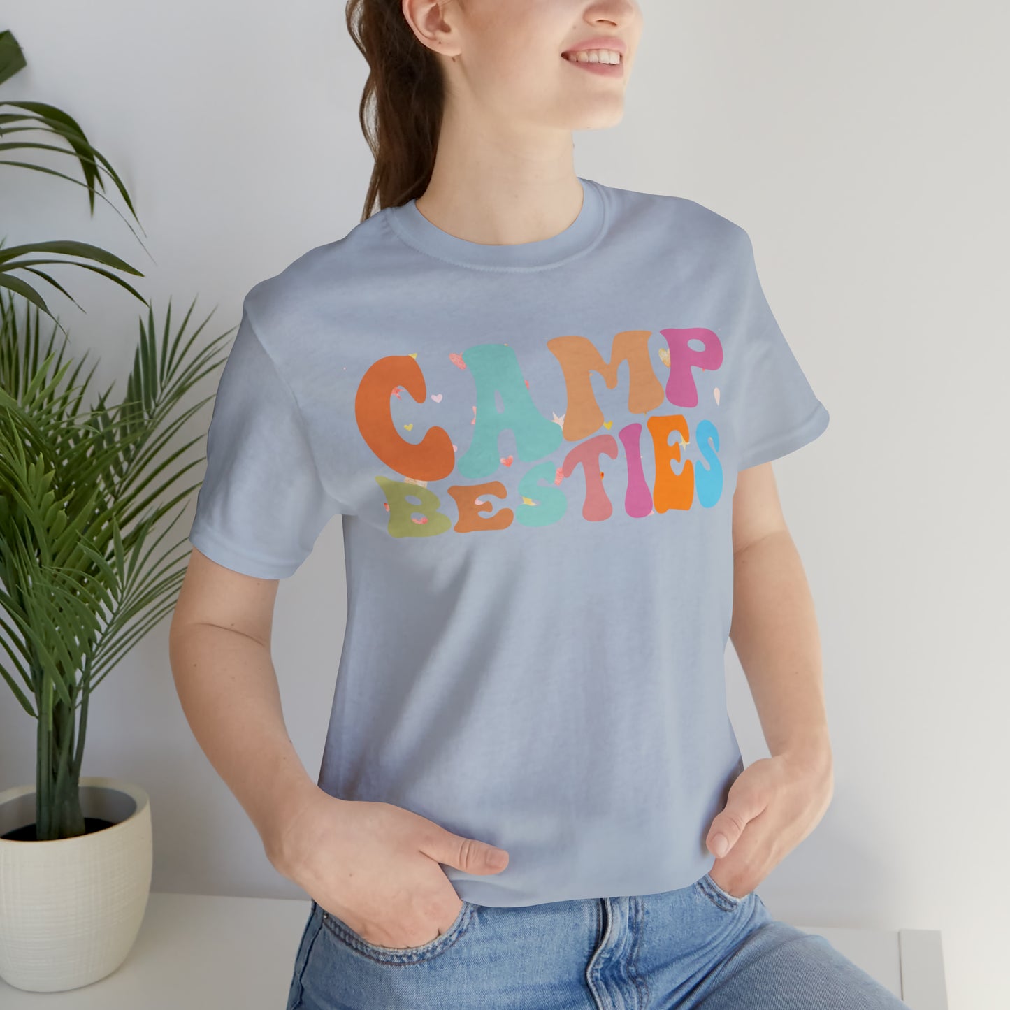 Best Friend Shirt, Gift for Best Friend, Camp Besties Shirt, BFF Shirt, Matching Besties Shirt, Retro Friend Shirt, T482