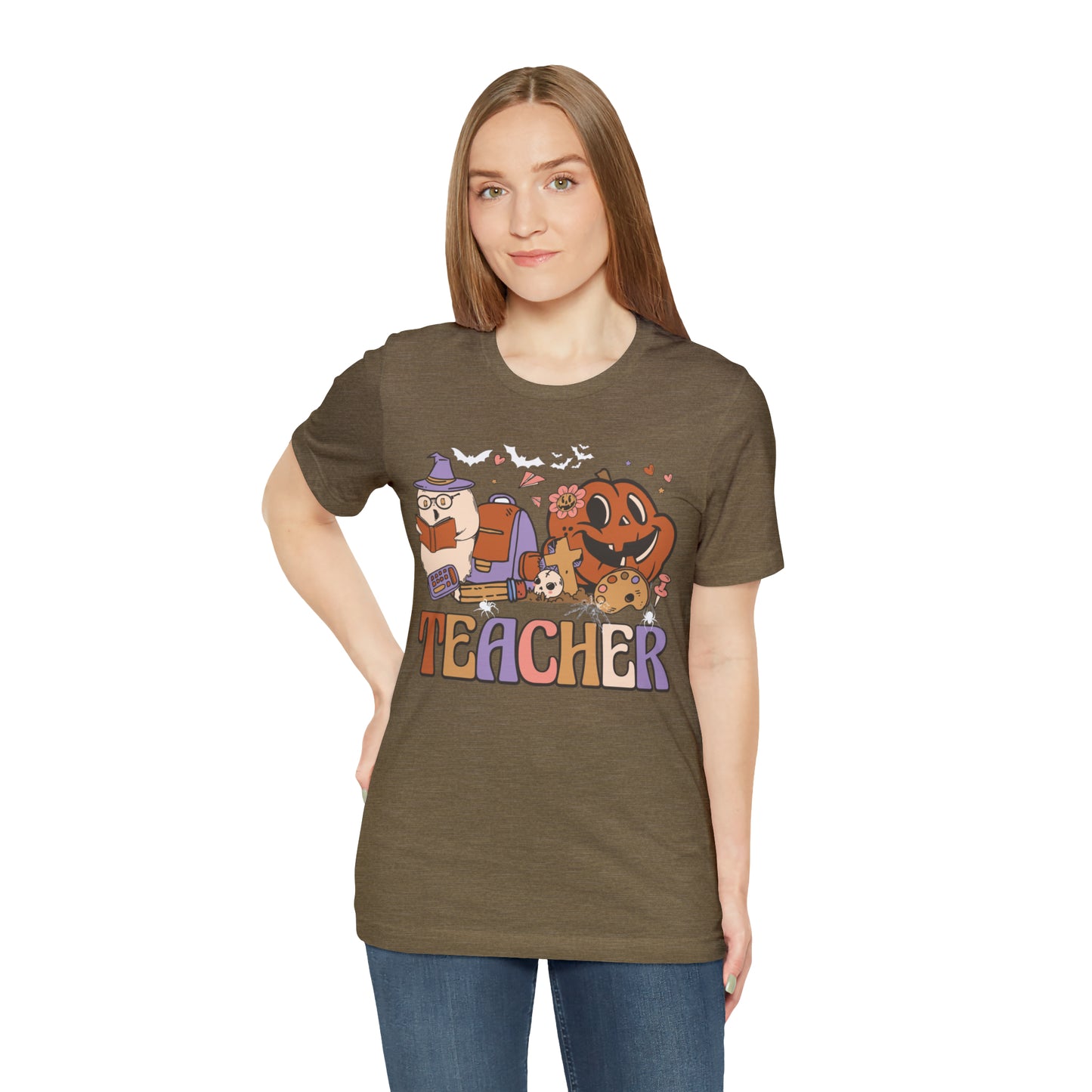 Teacher Shirt, Trick Or Teach Shirt, Spooky Teacher, Teacher Halloween Shirt, Teaching My Boos, Fall Teacher Shirt, T677