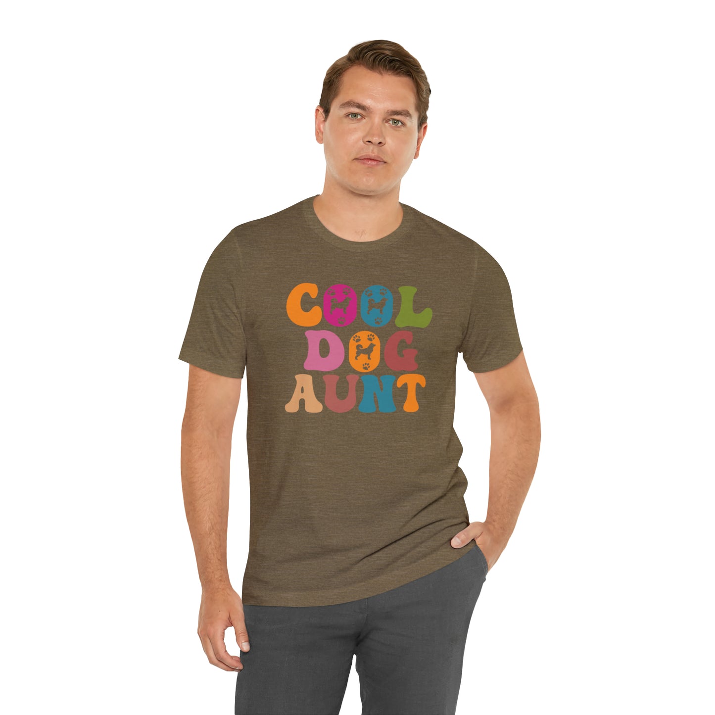 Cool Dog Aunt Shirt for Women, Dog Aunt Gift for Animal Lover, Dog Auntie Tee for Aunt, Funny Dog Lover Tee, T569