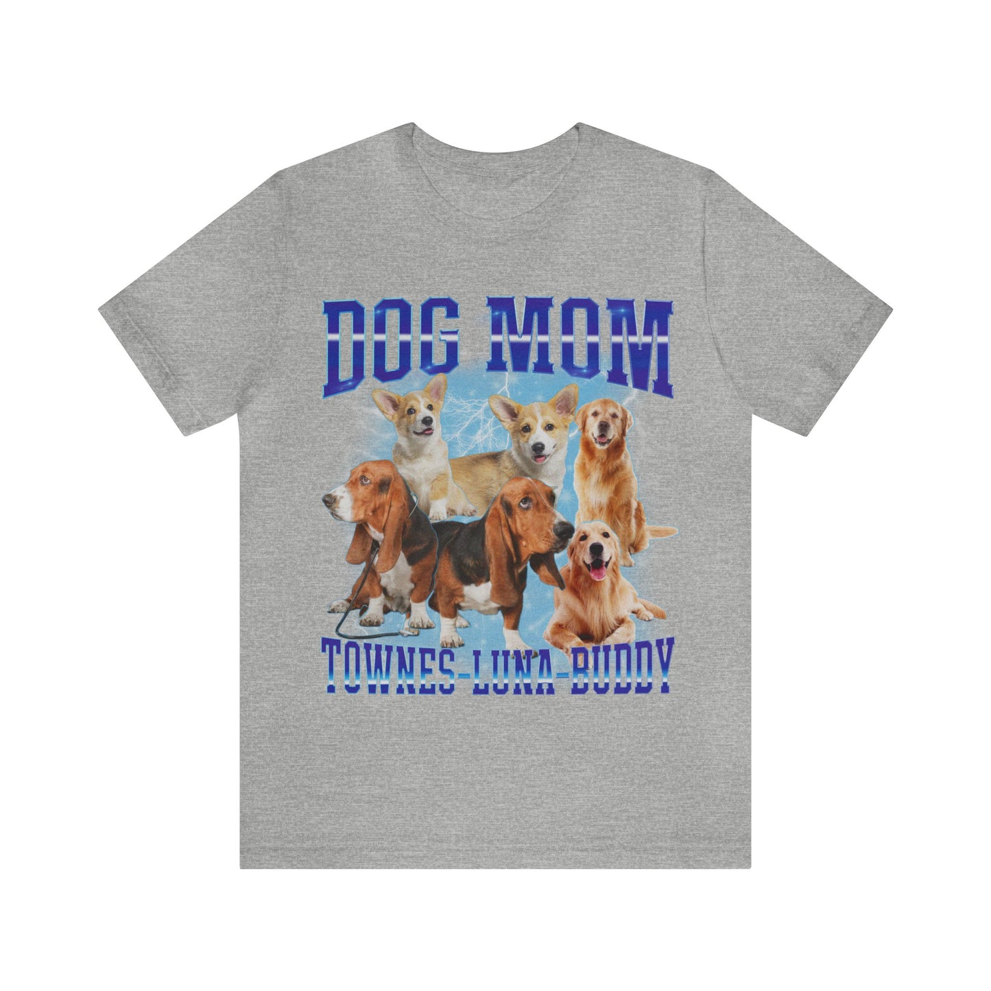 Custom Retro Dog Bootleg Shirt, Dog Mom Shirt, Dog Bootleg Retro 90's Tee, Custom Pet Photo, Custom Pet Portrait, Pet Lovers Gift, T1428