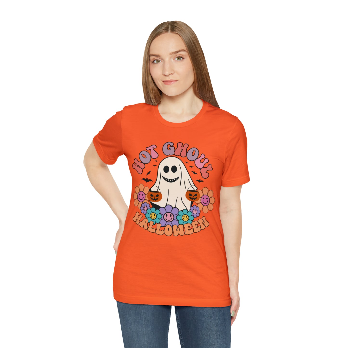 Lets Go Ghouls Shirt, Spooky Season Tee, Retro Halloween Cowgirl Shirt, Cowgirl Halloween Shirt, Vintage Ghost Shirt, T770