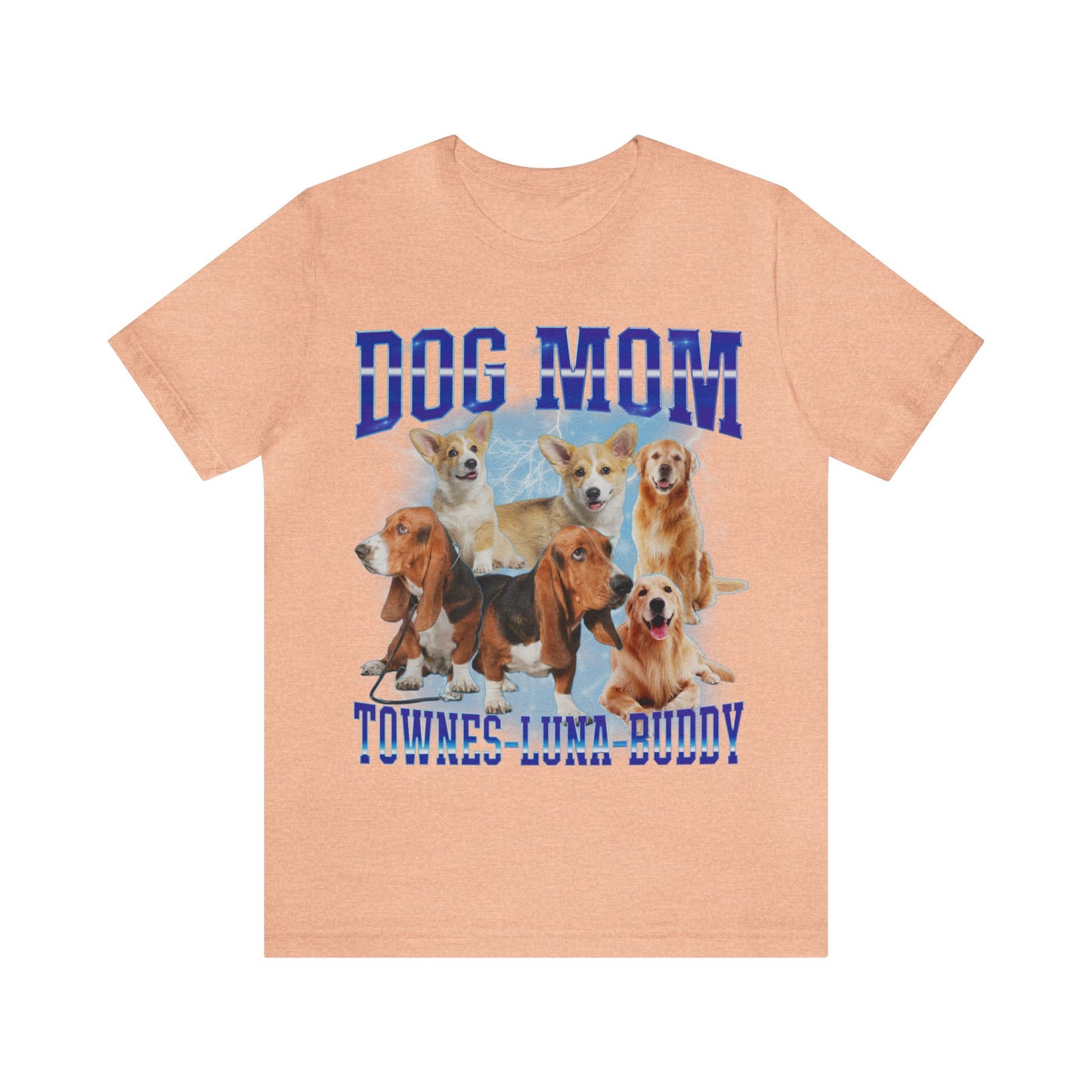 Custom Retro Dog Bootleg Shirt, Dog Mom Shirt, Dog Bootleg Retro 90's Tee, Custom Pet Photo, Custom Pet Portrait, Pet Lovers Gift, T1428
