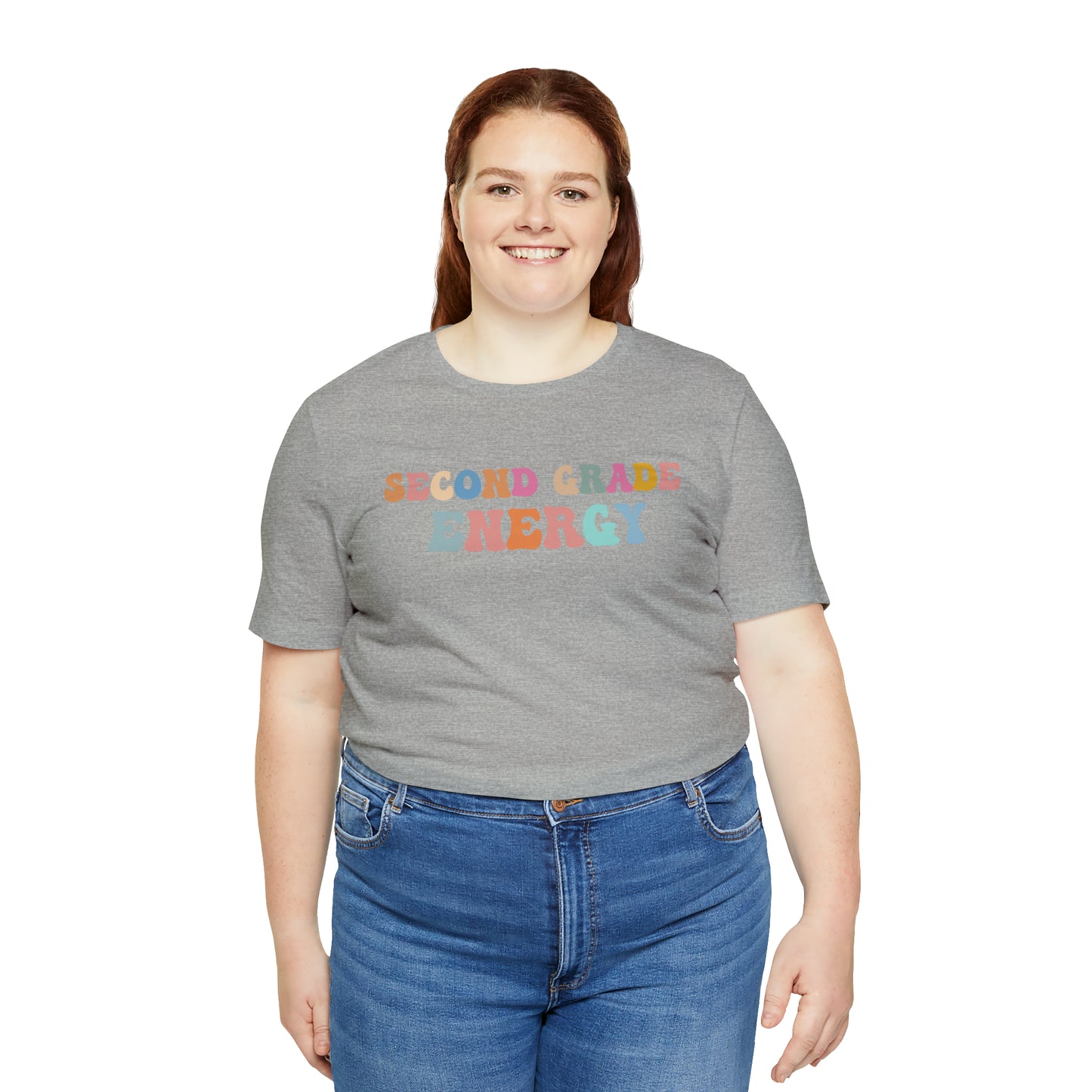 Cute Teacher Shirt, Second Grade Energy Shirt, Shirt for Second Grade, Teacher Appreciation Shirt, Best Teacher Shirt, T494