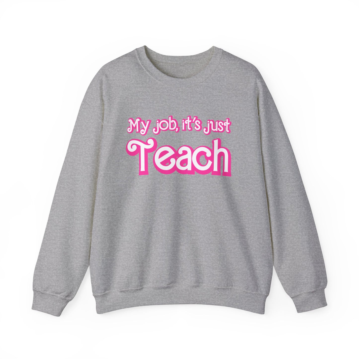 My Job is Teach Sweatshirt, Trendy Teacher Sweatshirt, Retro Back to school, Teacher Appreciation, Checkered Teacher Sweatshirt, S735