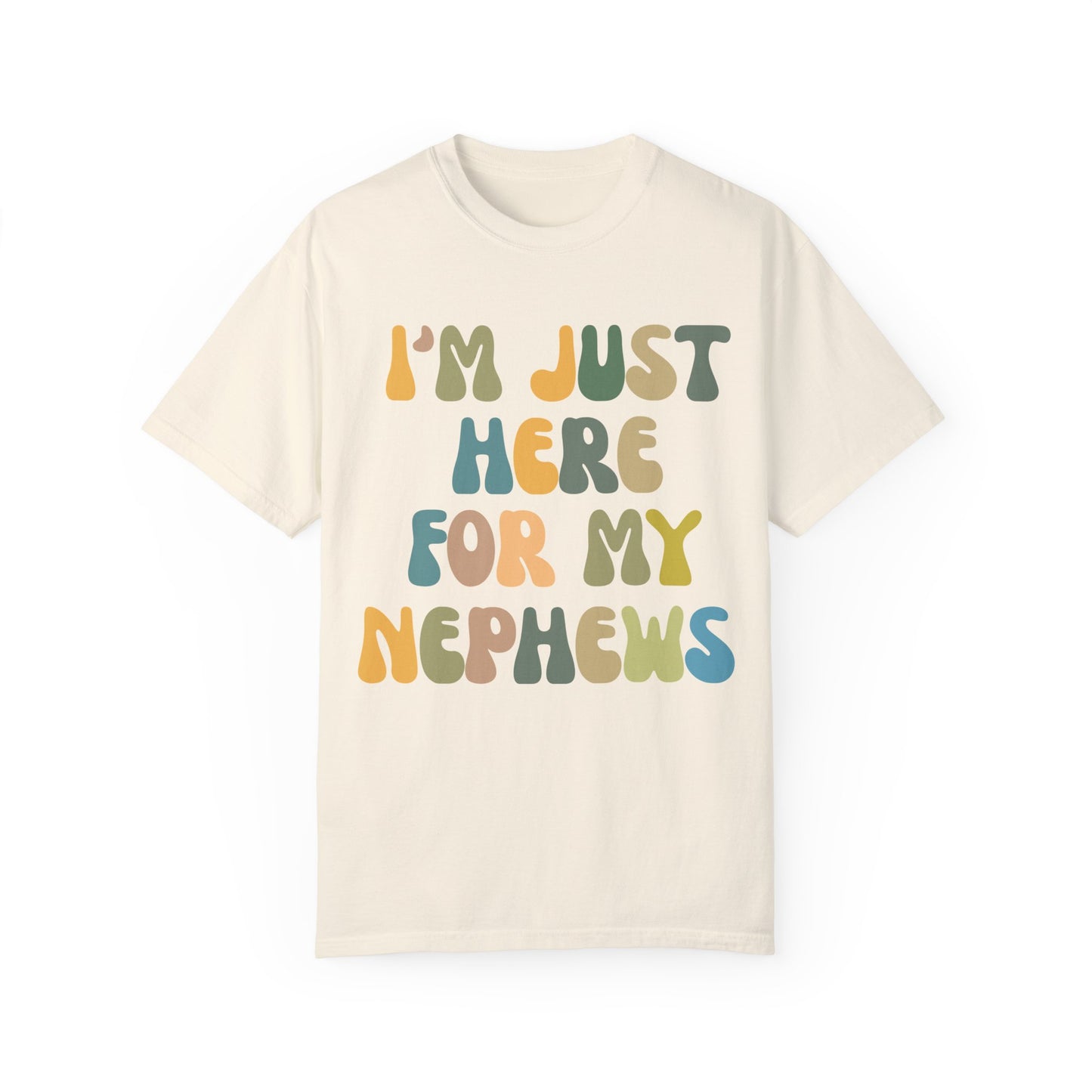 I'm Just Here for My Nephews Shirt, Gift for Cool Aunt, New Auntie Shirt, Best Aunt Shirt, Funny Aunt Shirt, Favorite Aunt Shirt, CC1012