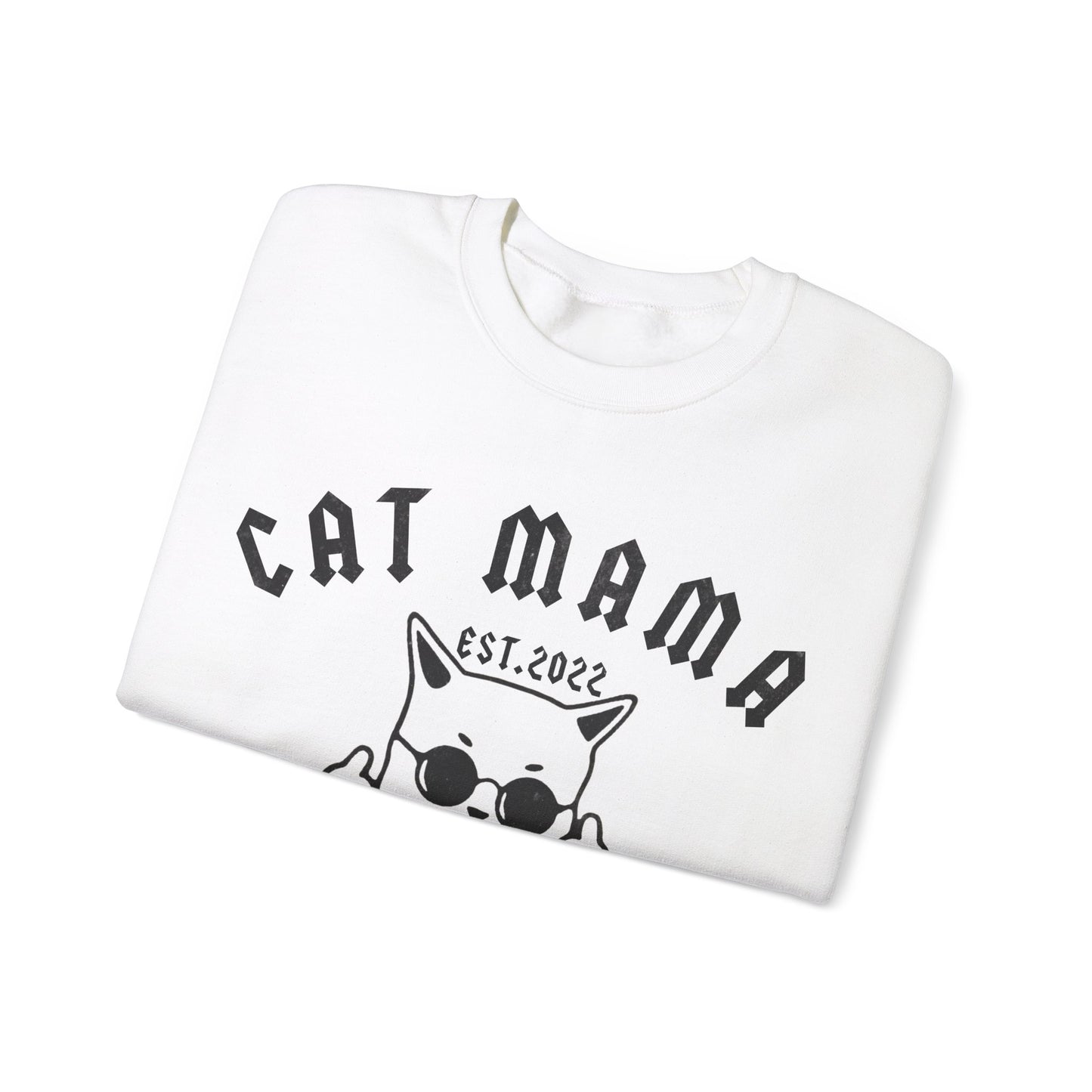 Custom Retro Cat Mom Sweatshirt, Personalized Retro Cat Mom Sweatshirt, Custom Cat Sweatshirt, Cat Lovers Sweatshirt, S1255