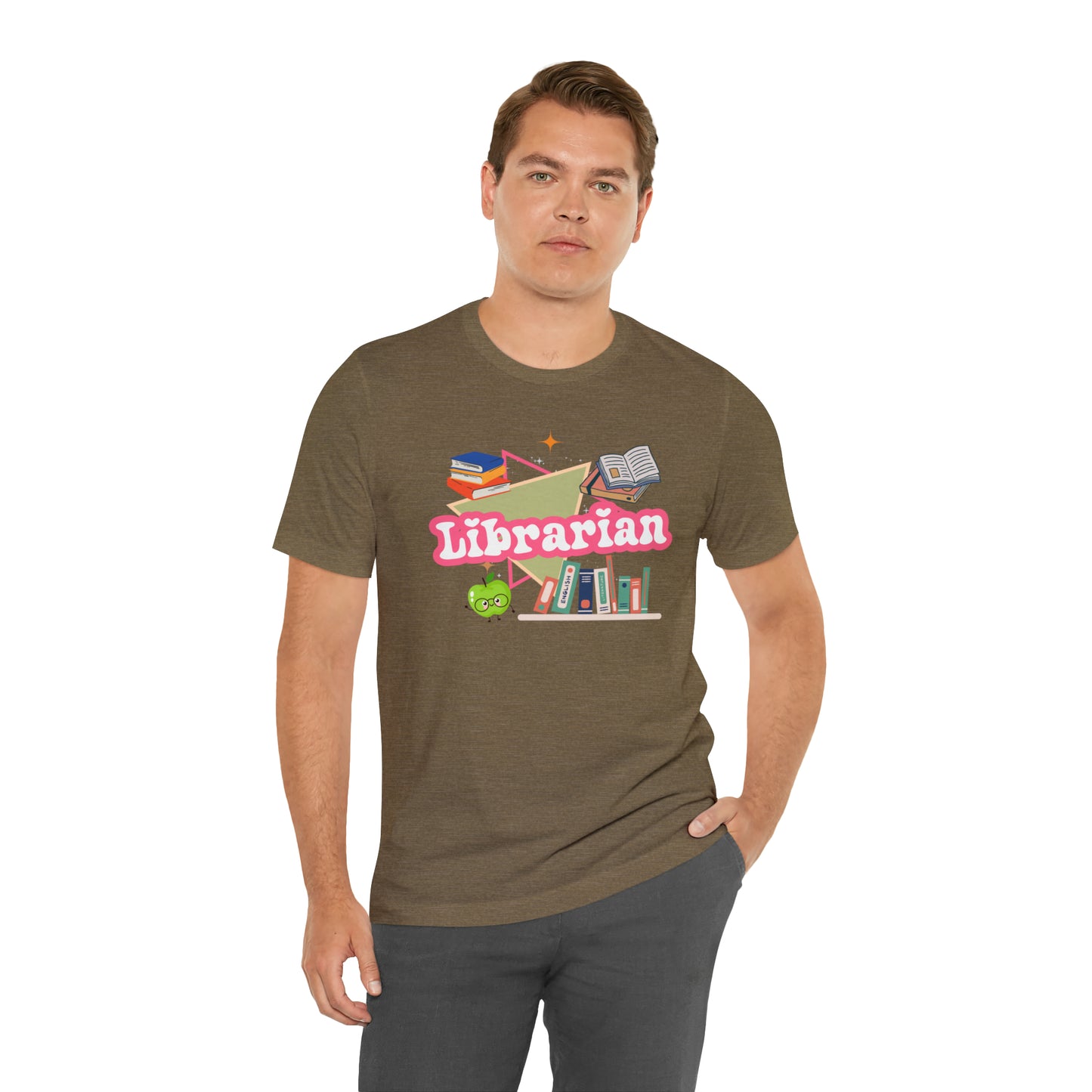 Librarian shirt, 90s shirt, 90s teacher shirt, colorful school secretary shirt, colorful school shirt, T544