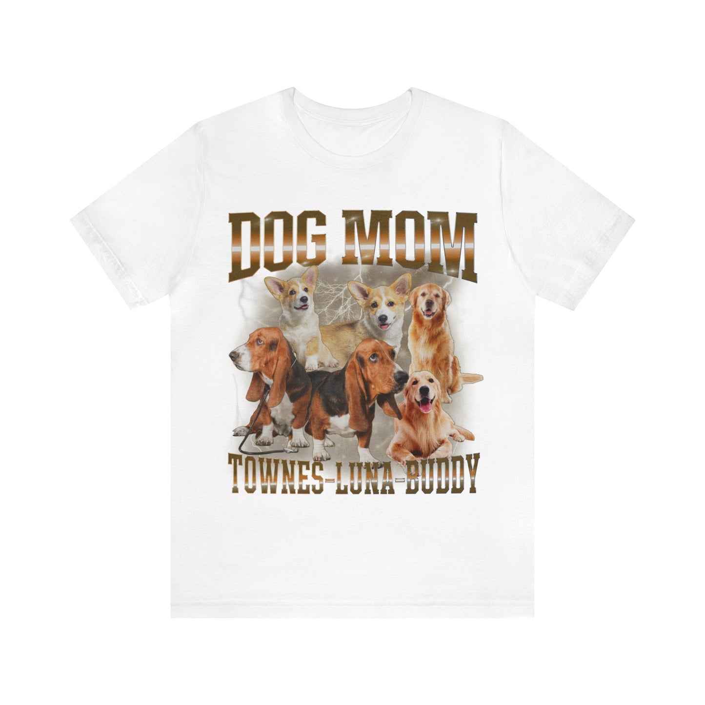 Custom Retro Dog Bootleg Shirt, Dog Mom Shirt, Dog Bootleg Retro 90's Tee, Custom Pet Photo, Custom Pet Portrait, Pet Lovers Gift, T1432