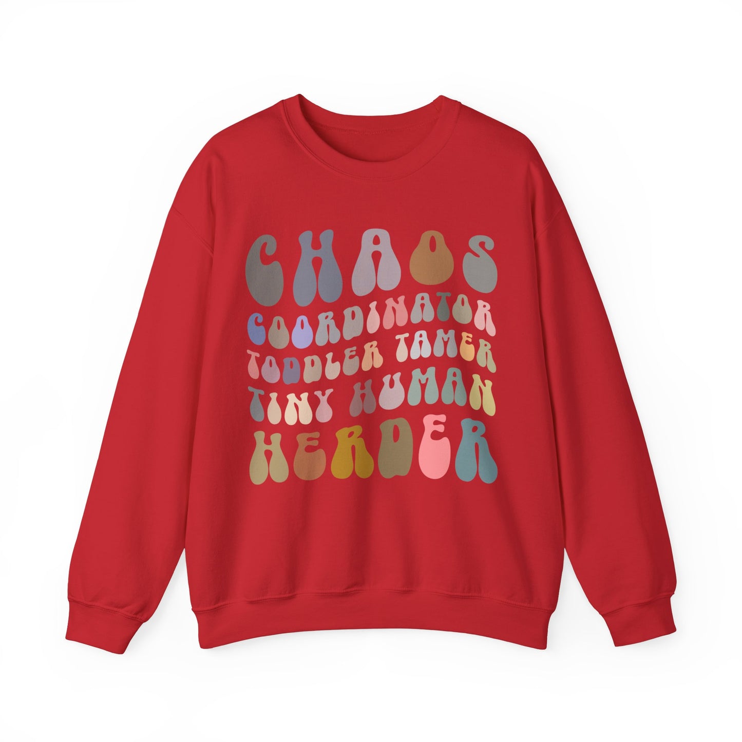 Chaos Coordinator Toddler Tamer Tiny Human Herder Sweatshirt, Kindergarten Teacher Sweatshirt, Toddler Sweatshirt, Mom Sweatshirt, S1282