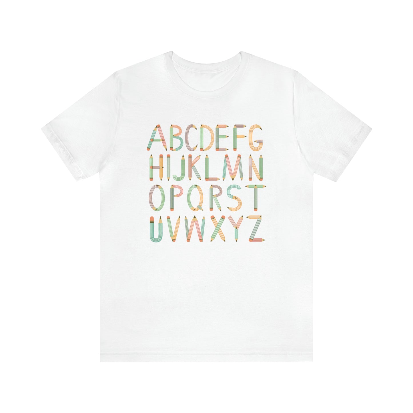 Preschool Teacher Shirt, Alphabet Shirt, ABCD Shirt, Kindergarten Teacher Shirt, Cute Teacher Shirt, T362