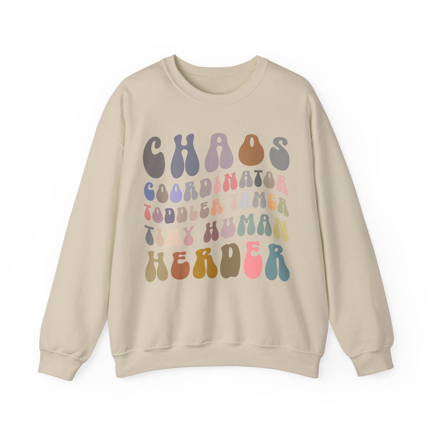 Chaos Coordinator Toddler Tamer Tiny Human Herder Sweatshirt, Kindergarten Teacher Sweatshirt, Toddler Sweatshirt, Mom Sweatshirt, S1282
