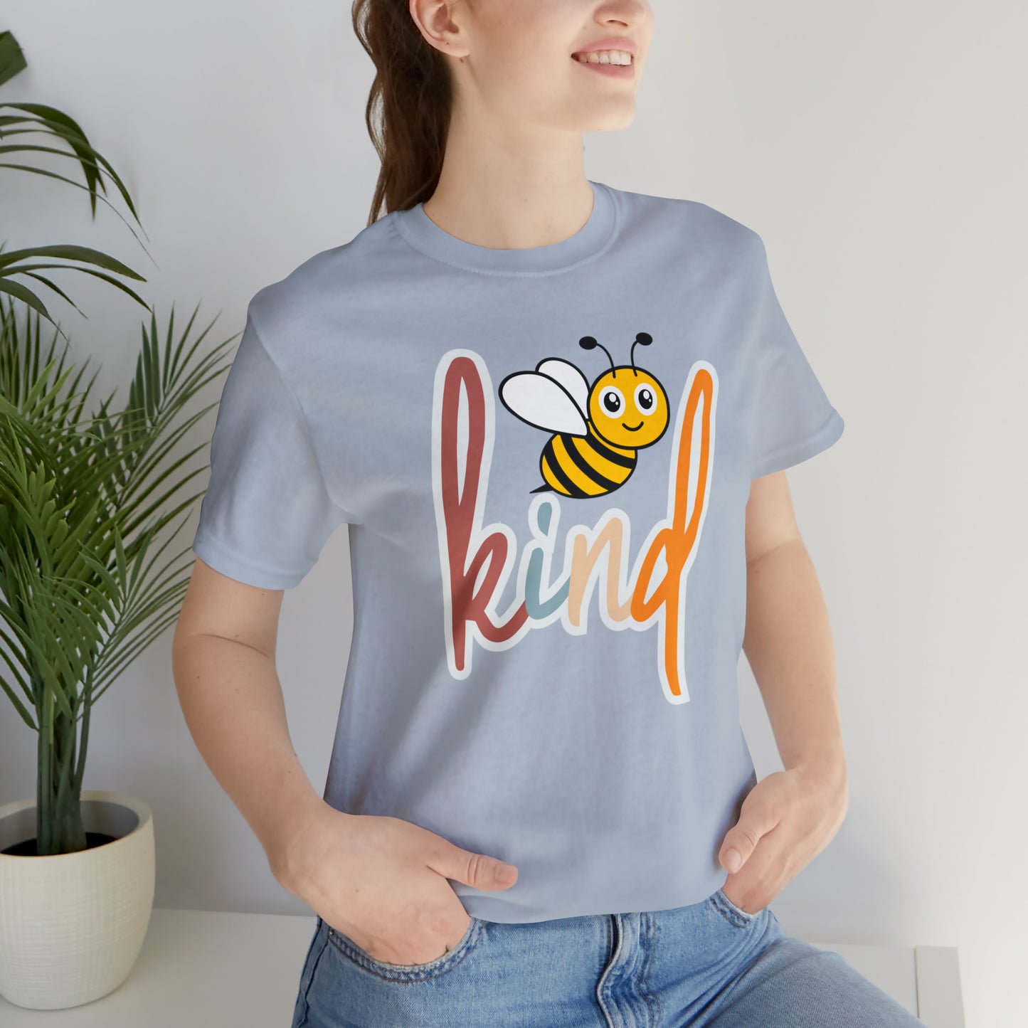 Cute Bee Kind T-Shirt for Boho Birthday Gift, Retro Bee Kind Shirt, Bee Kind TShirt for Her, T366
