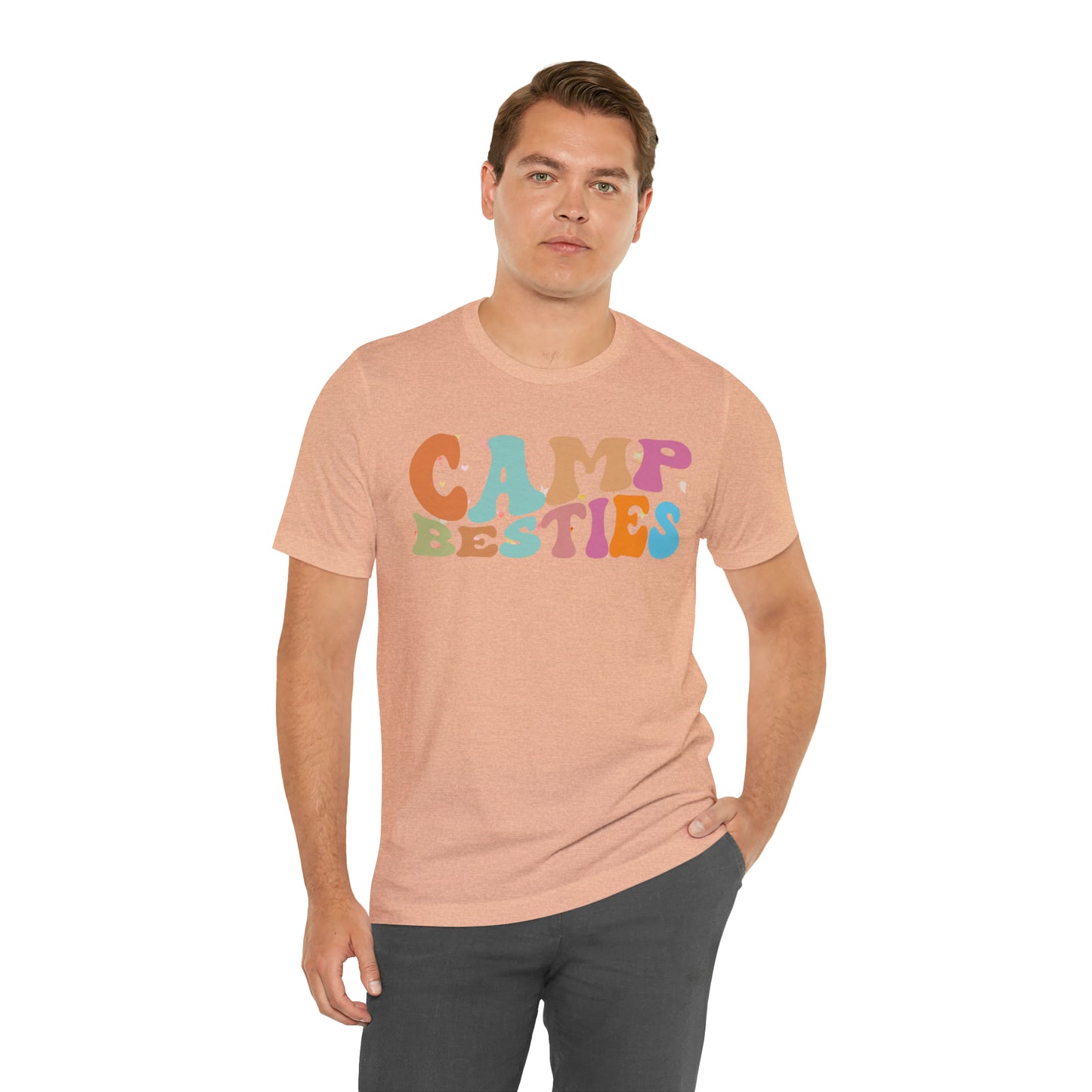 Best Friend Shirt, Gift for Best Friend, Camp Besties Shirt, BFF Shirt, Matching Besties Shirt, Retro Friend Shirt, T482