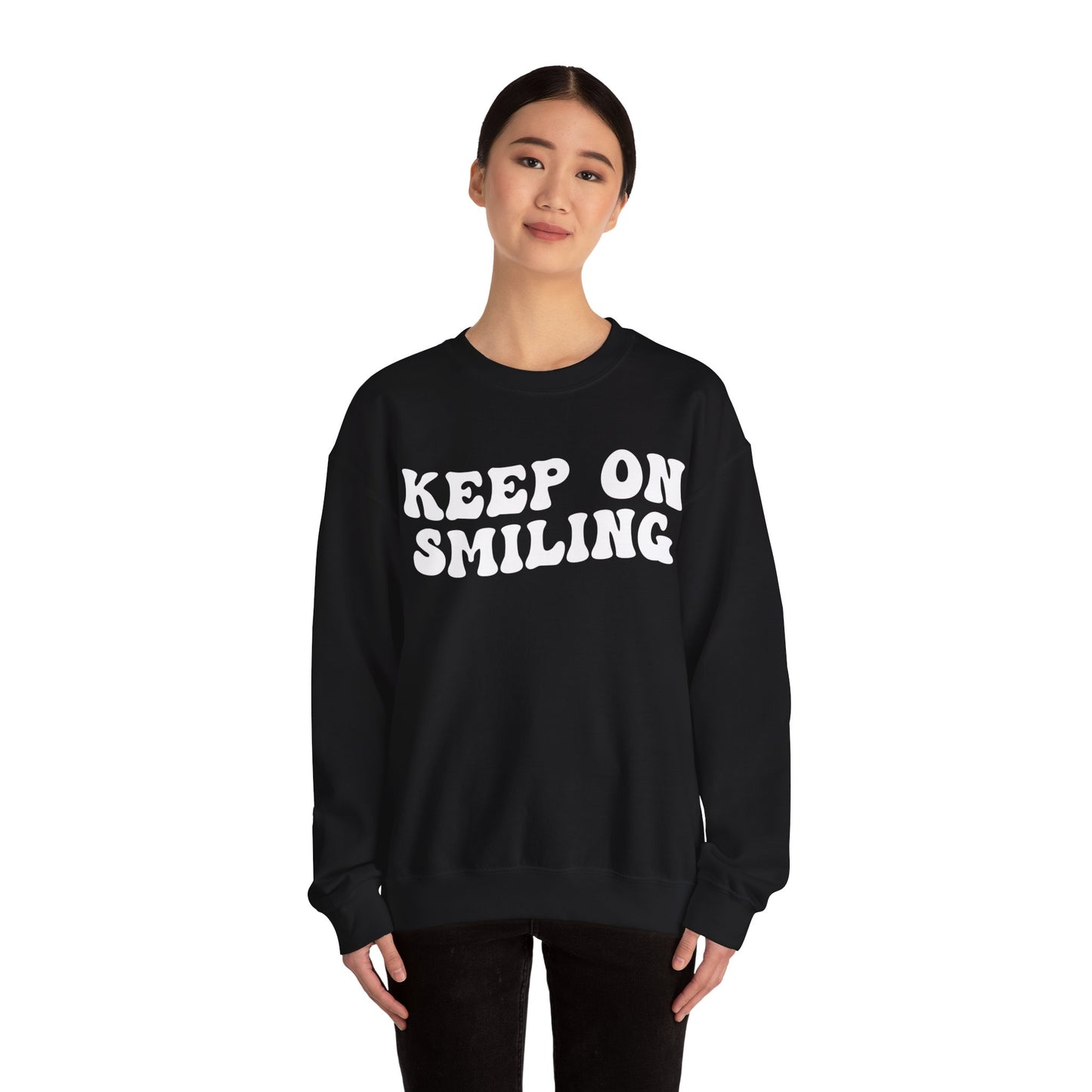 Keep On Smiling Sweatshirt, Encouragement Sweatshirt, Christian Mom Sweatshirt, Positivity Sweatshirt, Be Kind Sweatshirt, S1293