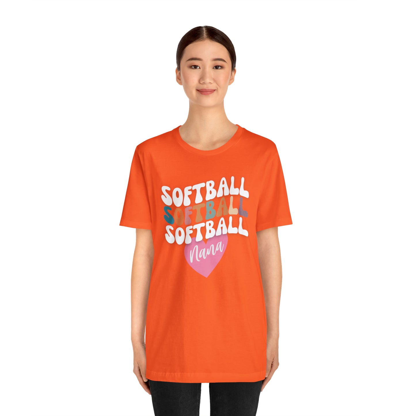 Softball Nana Shirt, Cute Softball Shirt for Grandma, Retro Softball Nana Shirt, Shirt for Nana, T330
