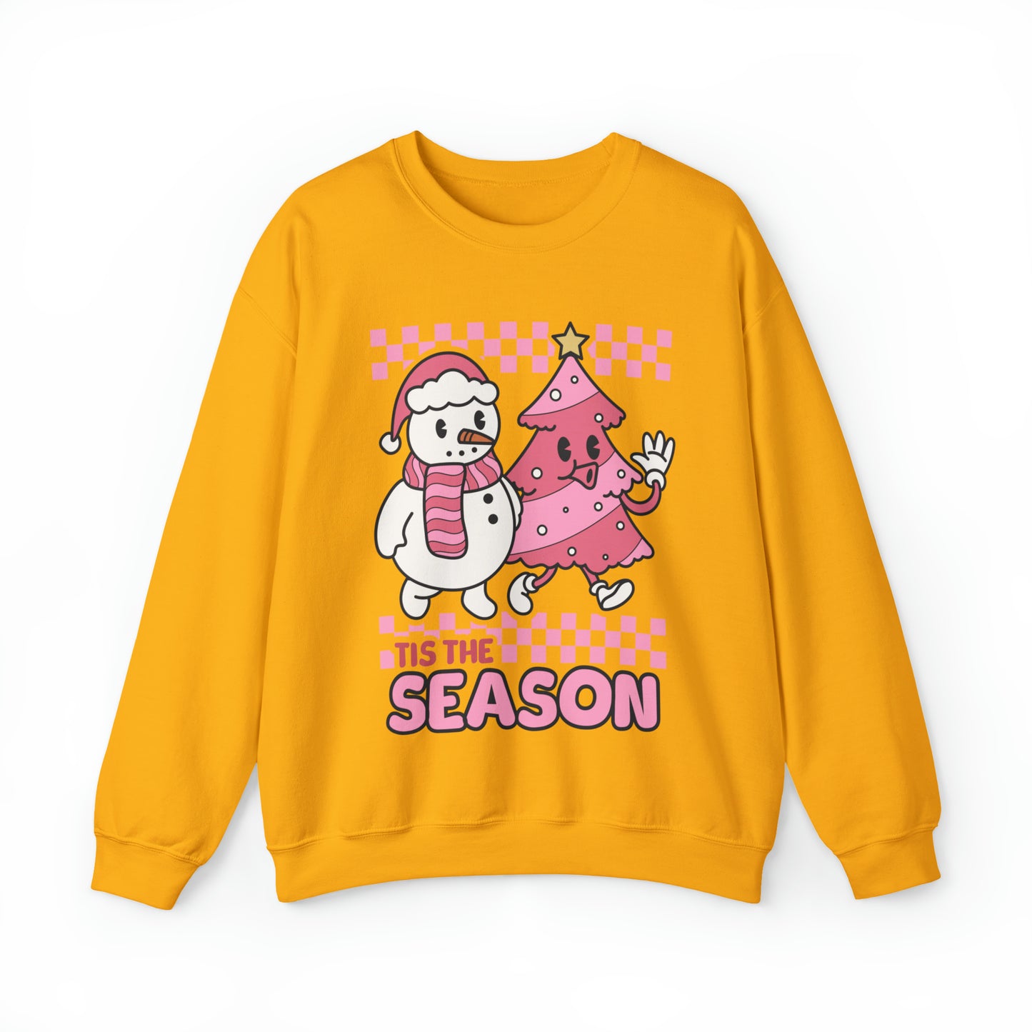 Christmas Tis The Season Sweatshirt, Merry Christmas Shirt, Christmas Tree Cake Sweater, Women Christmas, Christmas Cake Sweatshirt, SW879