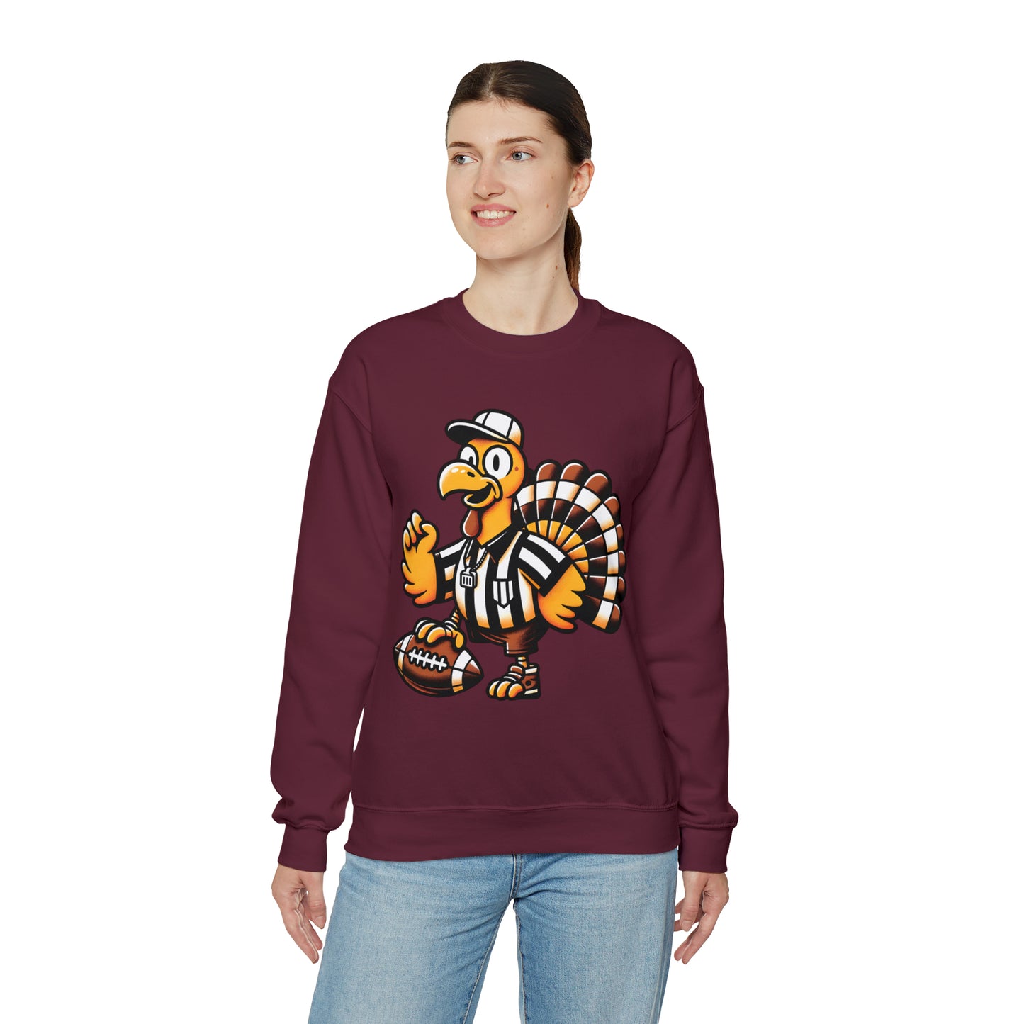 Turkey and Touchdowns Sweatshirt, Thanksgiving Football Sweatshirt, Turkey Football Sweatshirt, Football Shirt, Football Lover, SW859