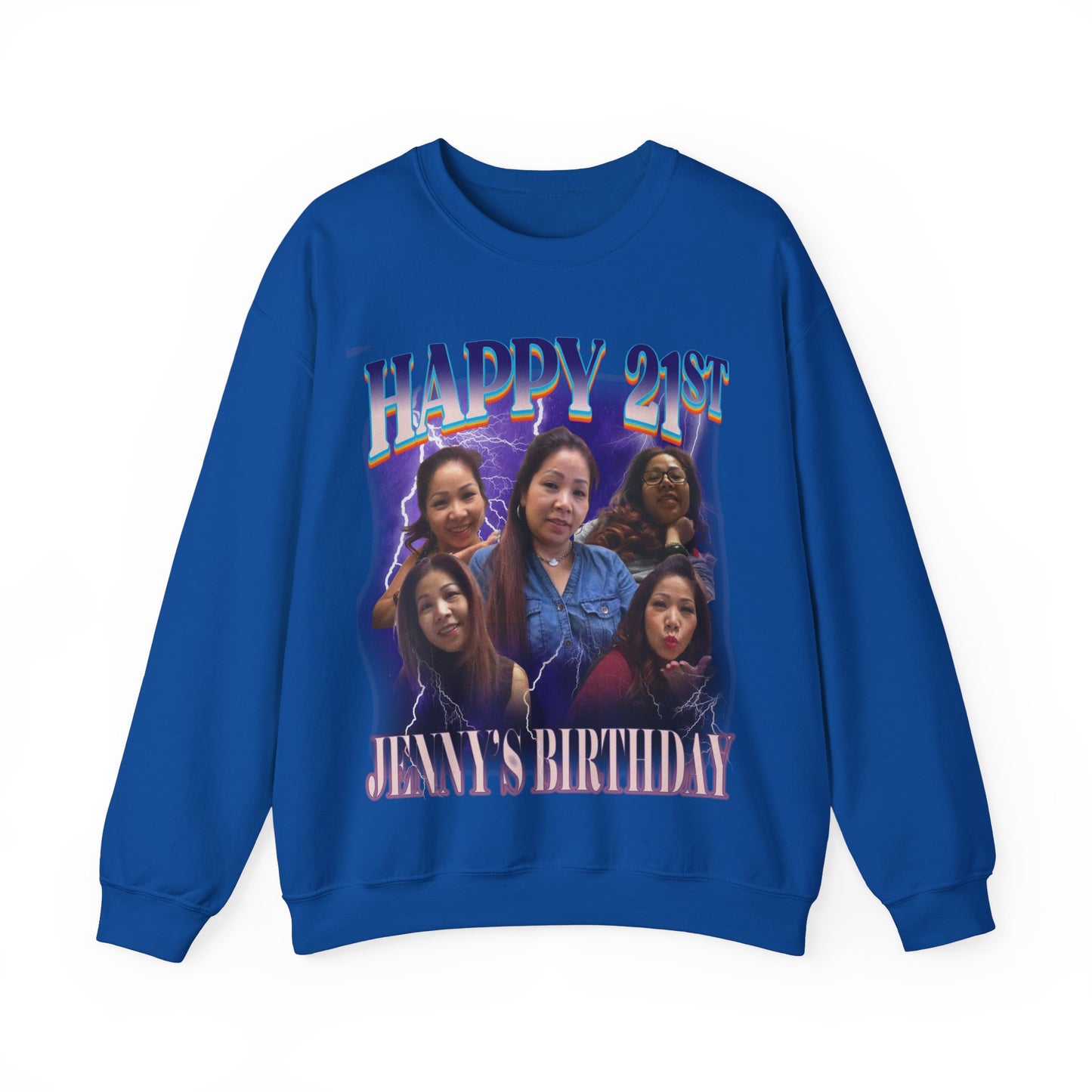Custom 21st birthday sweatshirt, Custom Bootleg Rap sweatshirt, 21st birthday gifts, Vintage Graphic Sweatshirt, 18th birthday gift, S1448