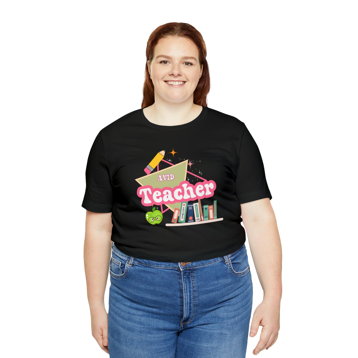 AVID shirt, 90s shirt, 90s teacher shirt, colorful school secretary shirt, colorful school shirt, T545