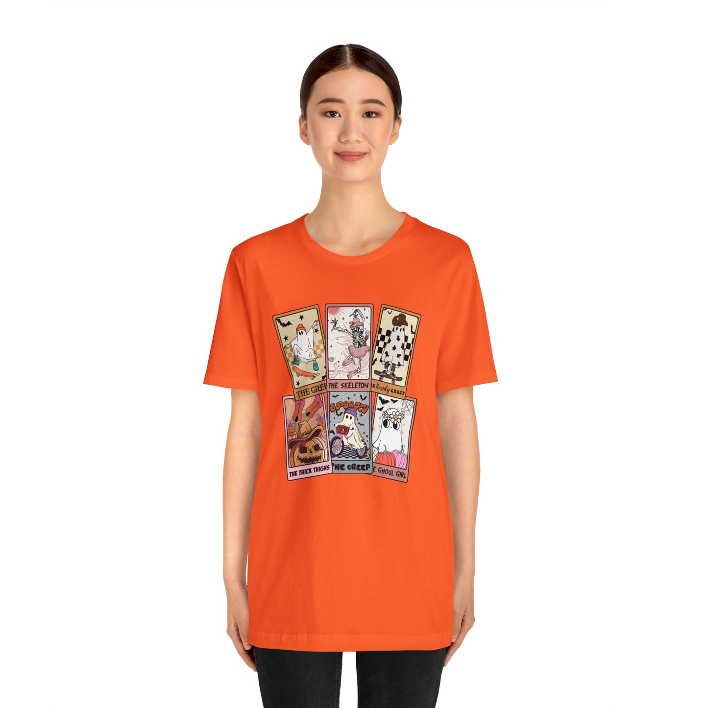 The Tarot Card Shirt, Skeleton Tarot Card Shirt, Tarot Card Lover Shirt, Skull Tarot Card Tee, Retro Halloween shirt, T612