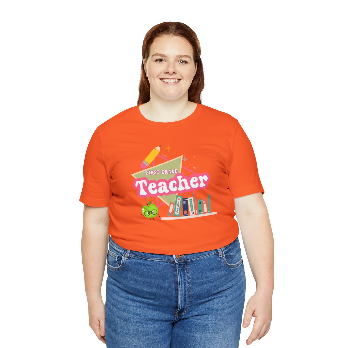 First grade teacher shirt, 1st grade shirt, 90s shirt, 90s teacher shirt, colorful school shirt, colorful teacher shirt, T542