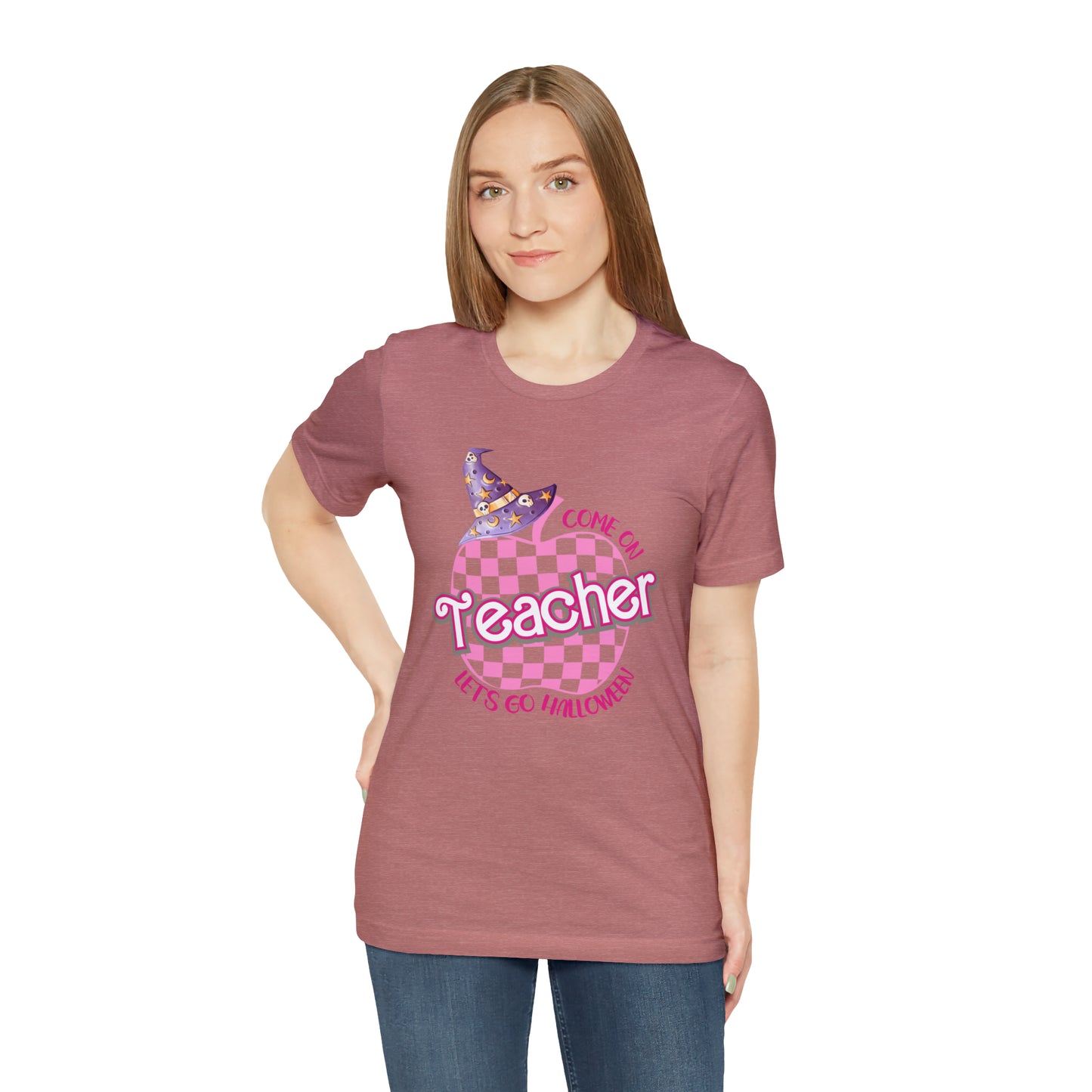 Come On Let's Go Halloween Shirt, Trendy Teacher shirt, Retro Back to school, Teacher Halloween gift shirt , T726