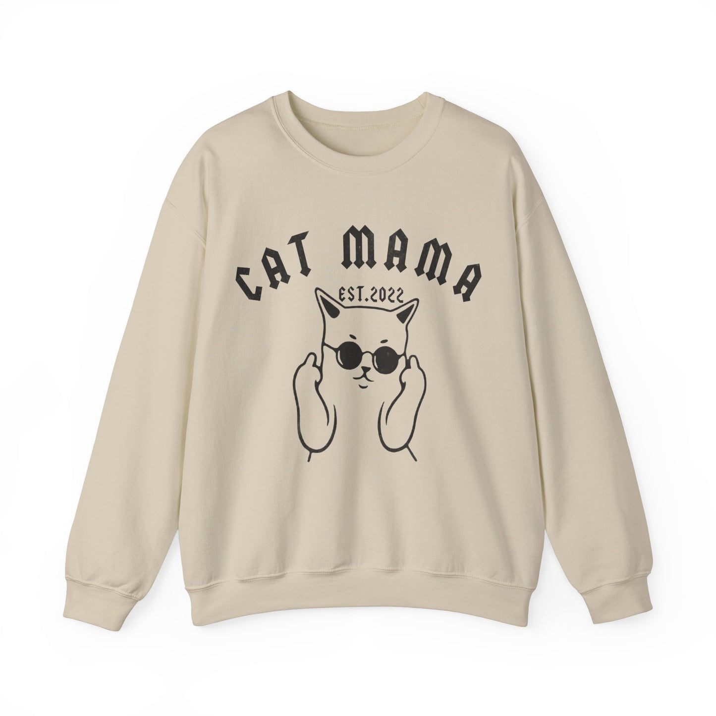 Custom Retro Cat Mom Sweatshirt, Personalized Retro Cat Mom Sweatshirt, Custom Cat Sweatshirt, Cat Lovers Sweatshirt, S1255