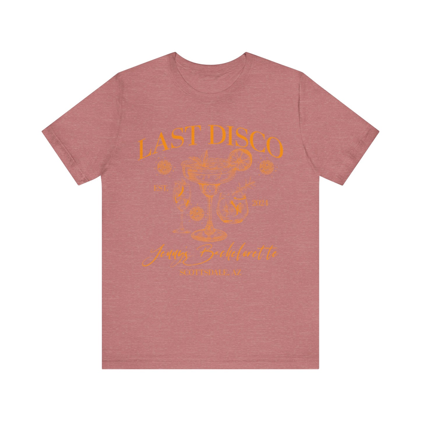 Last Disco Shirt, Disco Bride Dancing Queens Shirt, Custom Location Bridal Party Shirt, Bridal Shower, Disco Bach Bride To Be Gifts, 1 T1565