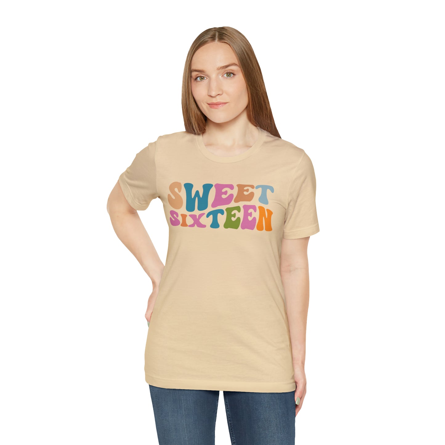 Sixteenth Birthday Gift, Sweet Sixteen Shirt for 16th Birthday Party, Cute Sweet 16 Gift for 16th Birthday TShirt for Daughter, T476