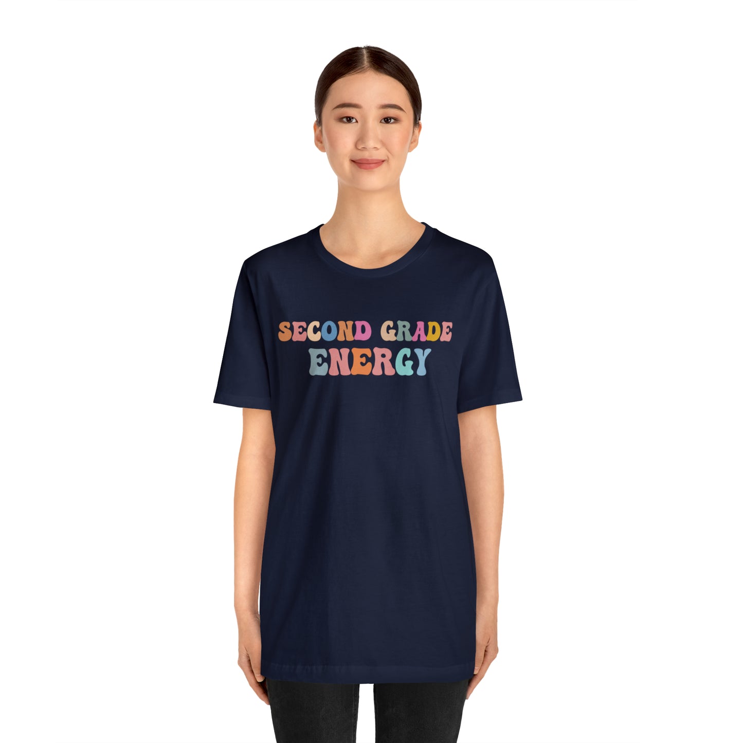 Cute Teacher Shirt, Second Grade Energy Shirt, Shirt for Second Grade, Teacher Appreciation Shirt, Best Teacher Shirt, T494