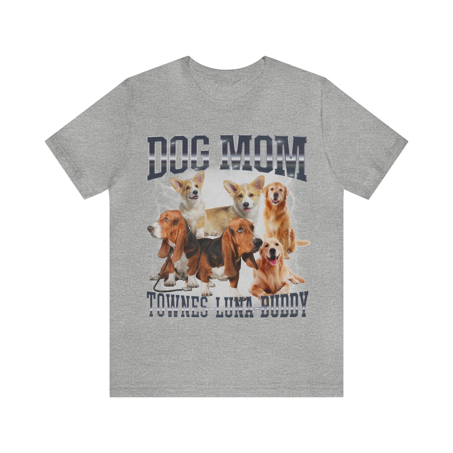 Custom Retro Dog Bootleg Shirt, Dog Mom Shirt, Dog Bootleg Retro 90's Tee, Custom Pet Photo, Custom Pet Portrait, Pet Lovers Gift, T1429